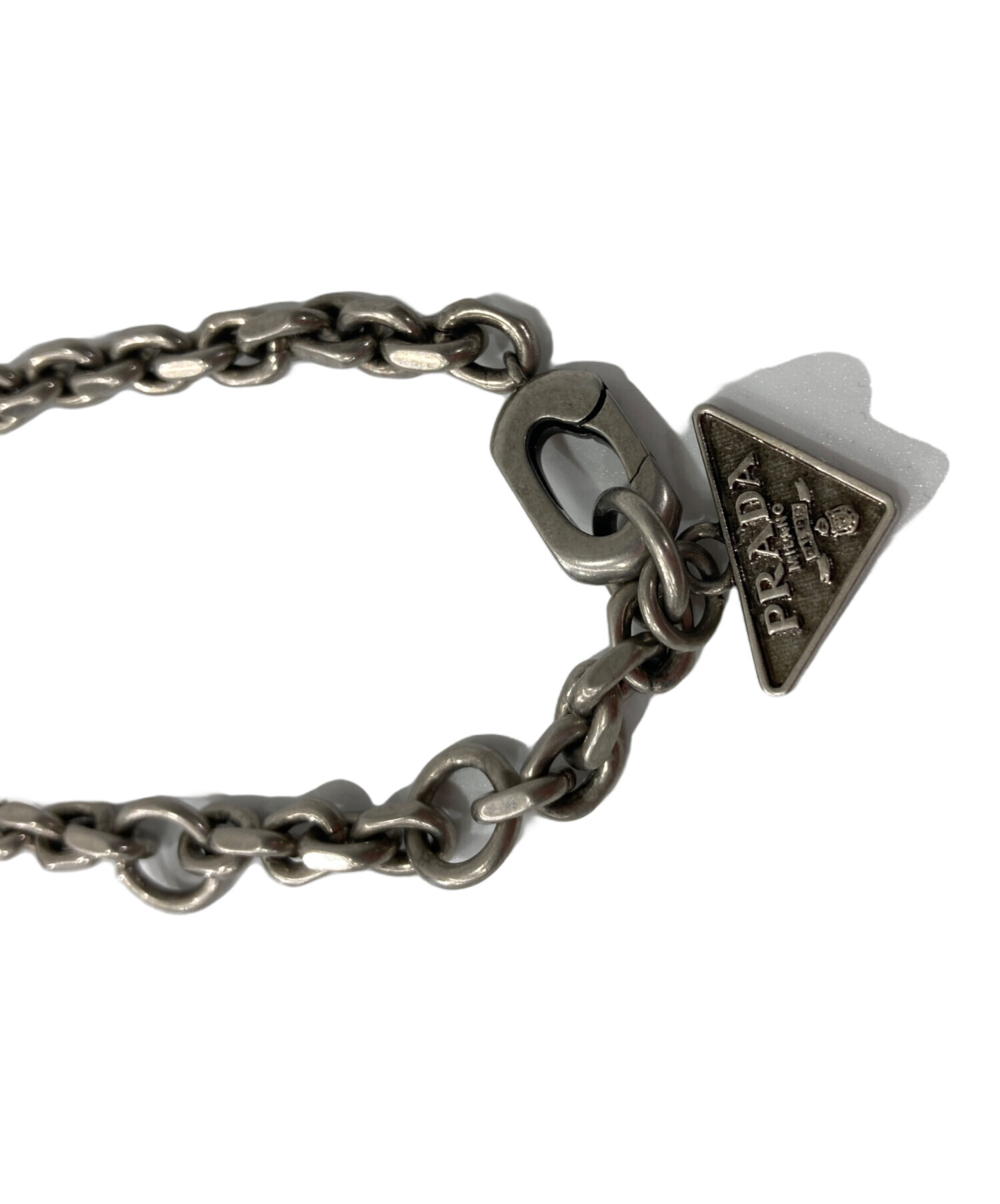 中古・古着通販】PRADA (プラダ) メタルペンダントネックレス 