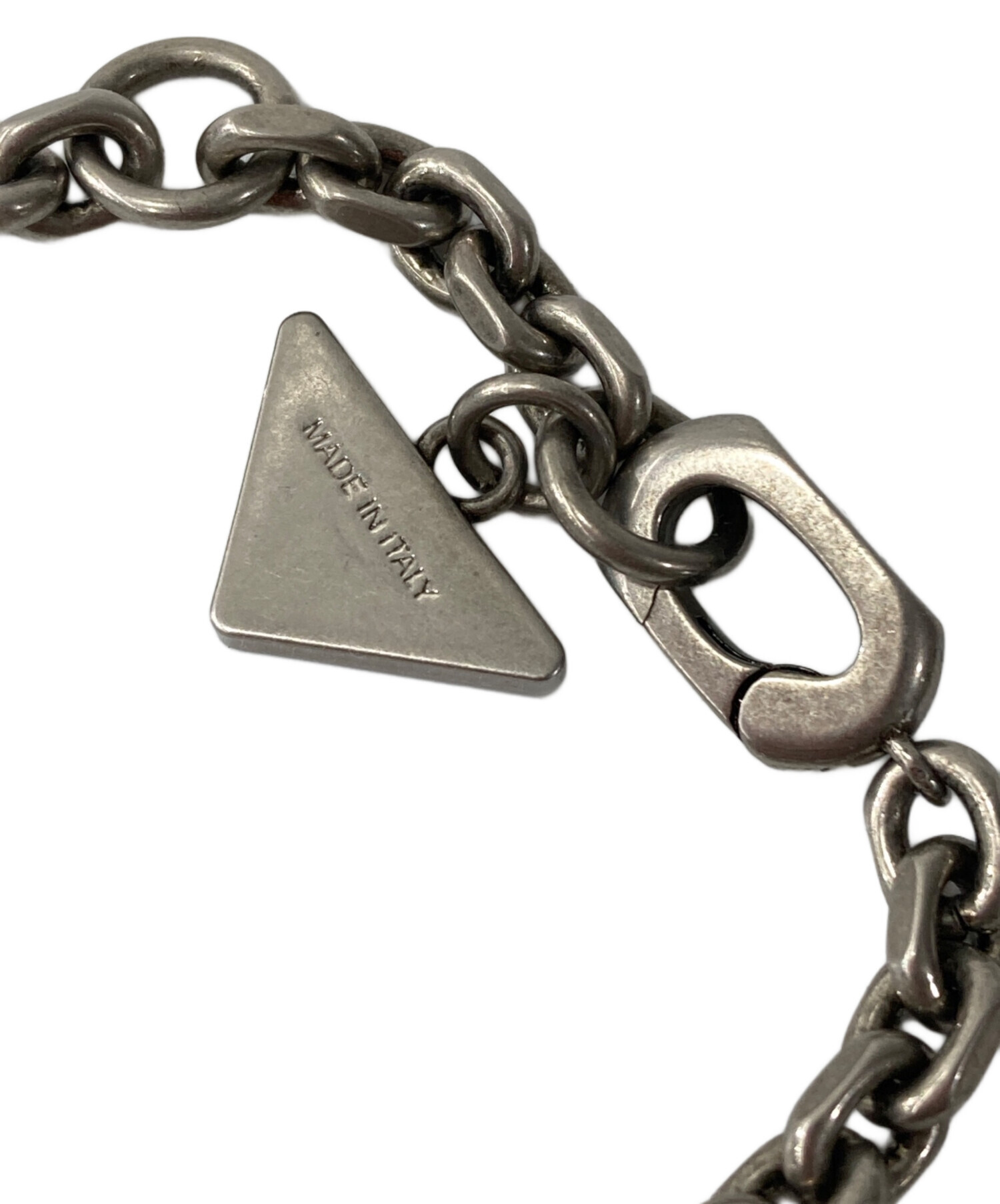 中古・古着通販】PRADA (プラダ) メタルペンダントネックレス 