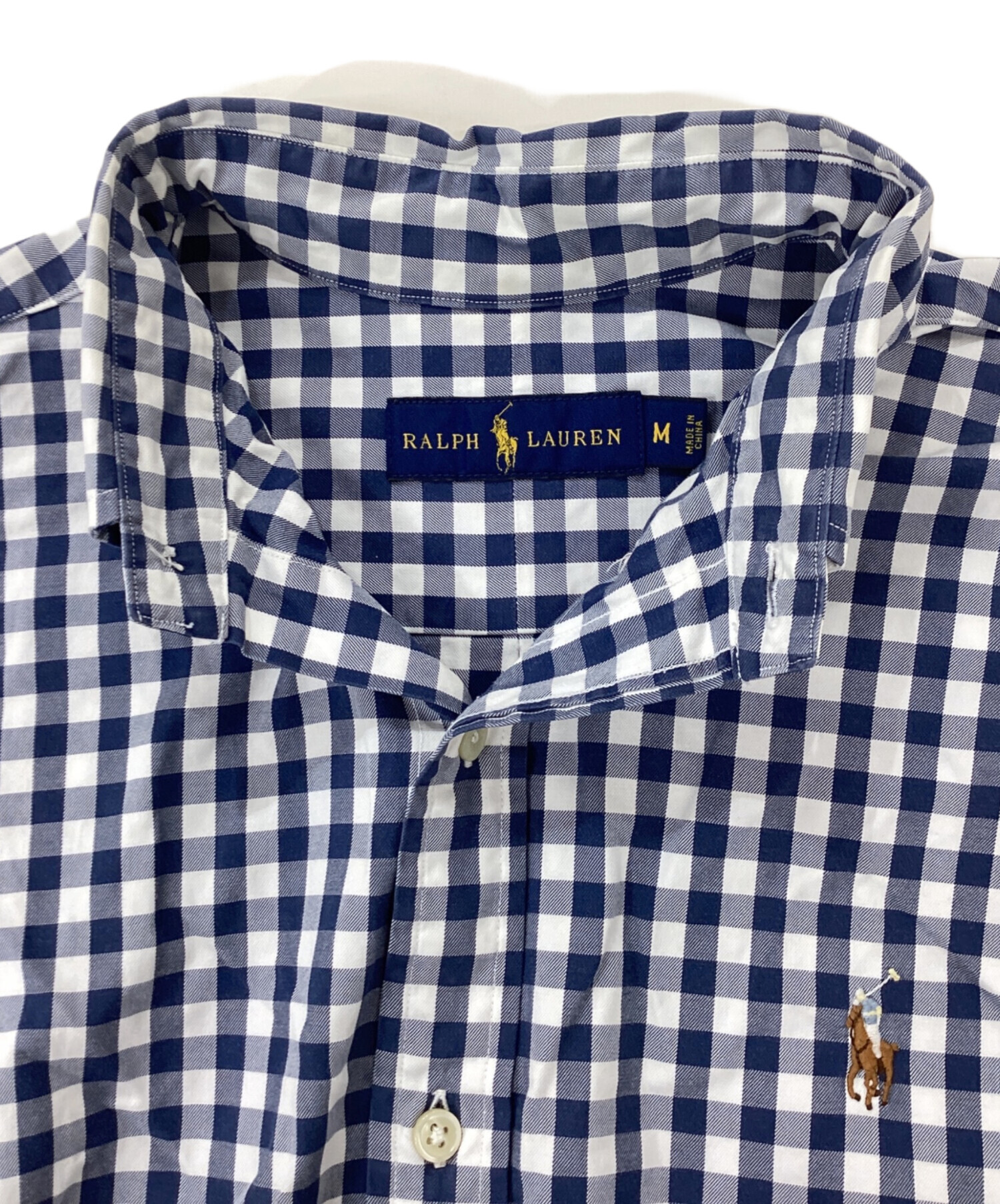 中古・古着通販】RALPH LAUREN (ラルフローレン) チェックBDシャツ