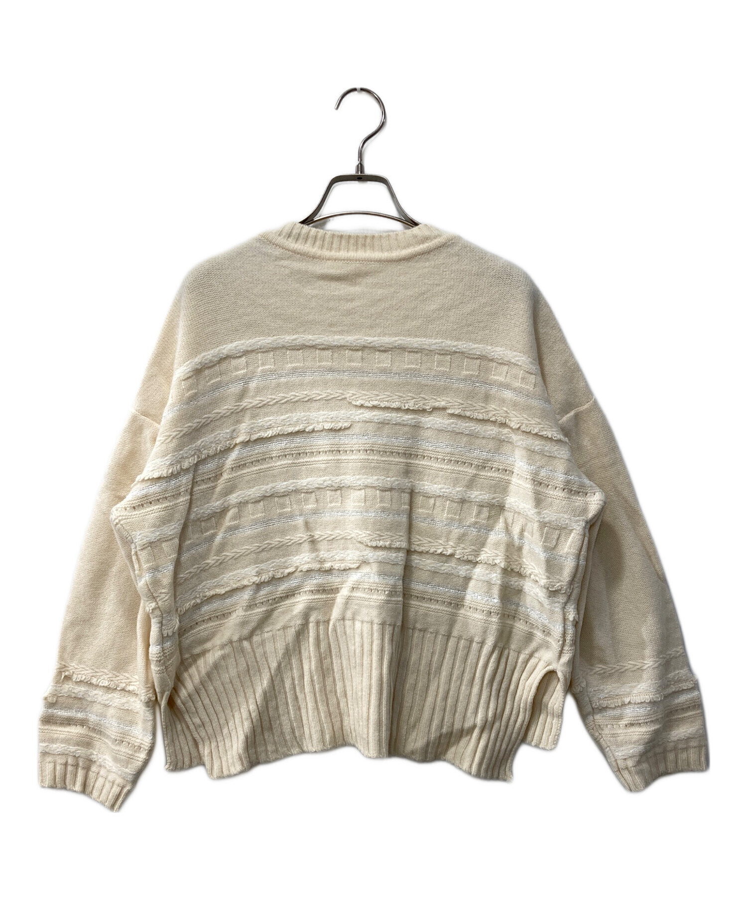 ショコオキャレ☆uniページです 中古・古着通販】yuni (ユニ) 5G jacquard large プルオーバー