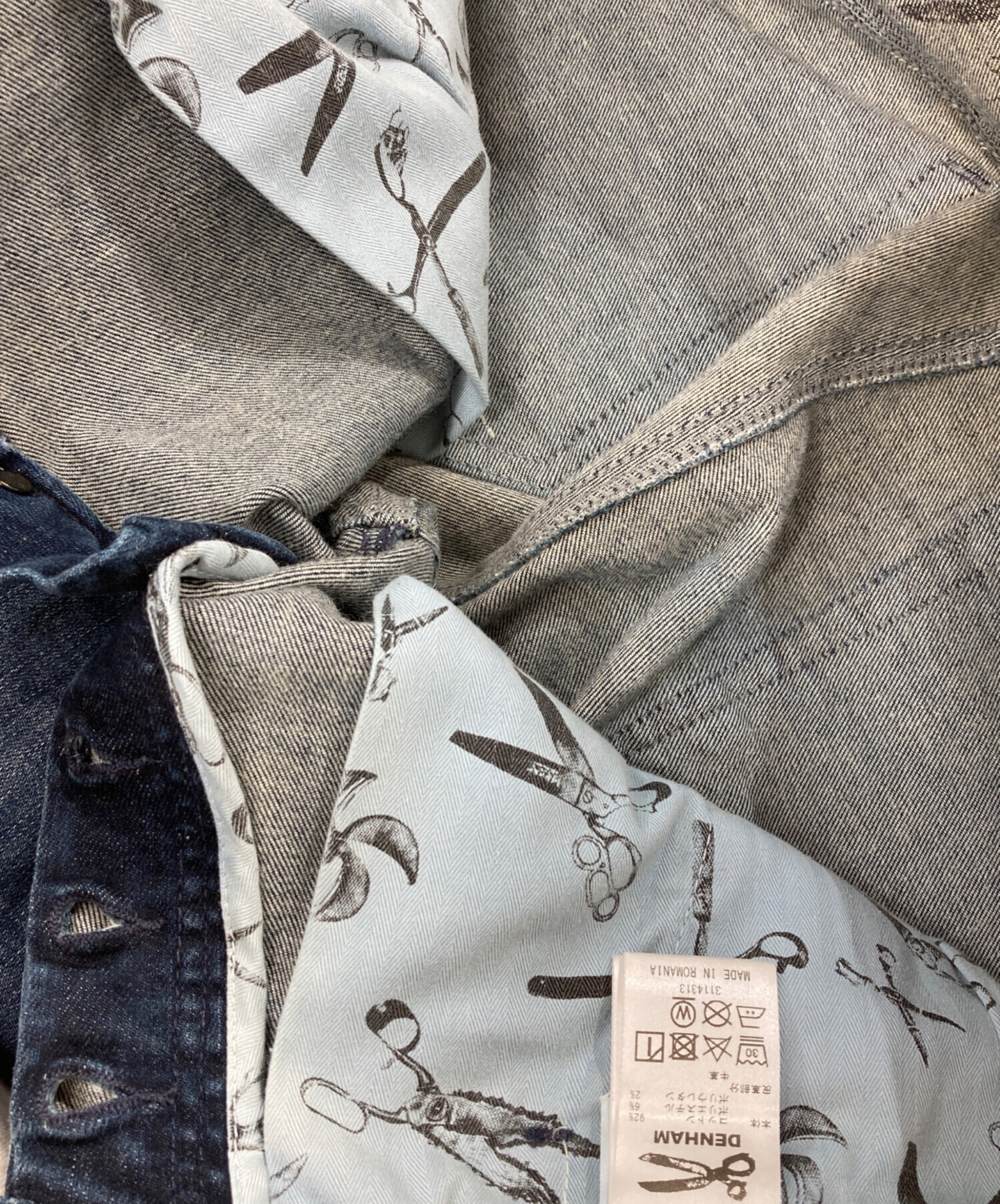 中古・古着通販】Denham (デンハム) デニムパンツ インディゴ サイズ