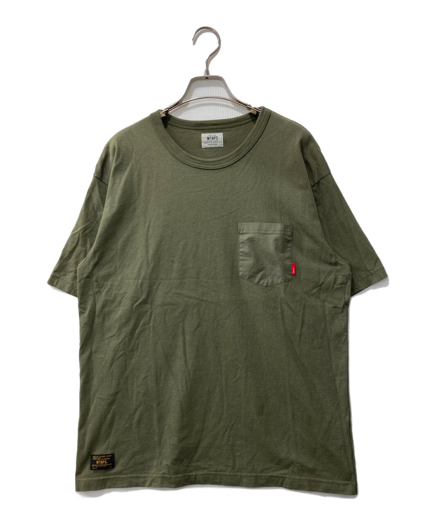 中古・古着通販】WTAPS (ダブルタップス) DESIGN SS:POCKET/TEE カーキ