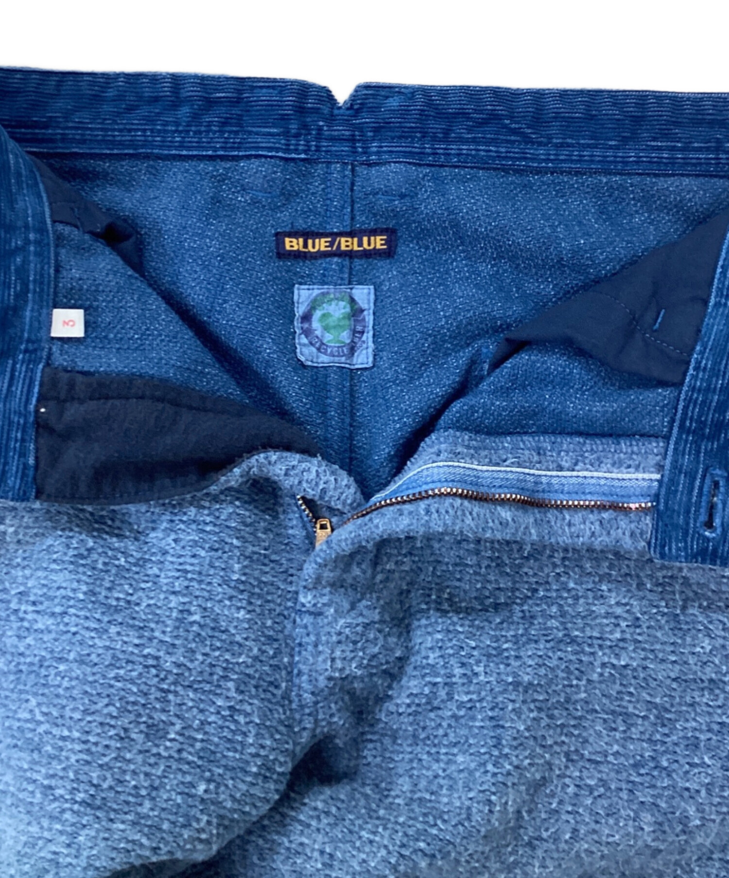 中古・古着通販】BLUE BLUE (ブルーブルー) テーパードパンツ ネイビー