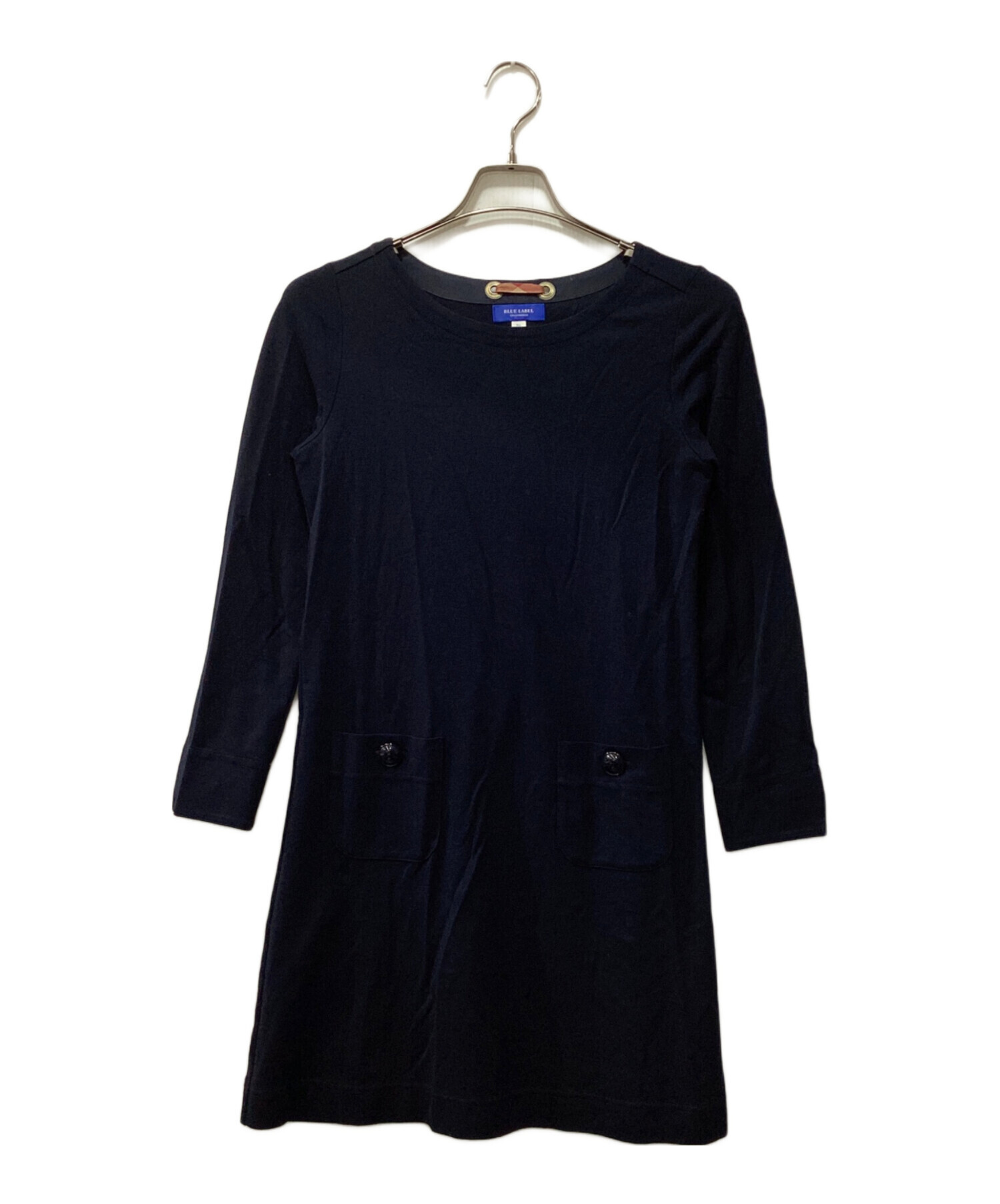 BLUE LABEL CRESTBRIDGE リボン ワンピース 38 中古・古着通販】BLUE LABEL CRESTBRIDGE (ブルーレーベルクレスト