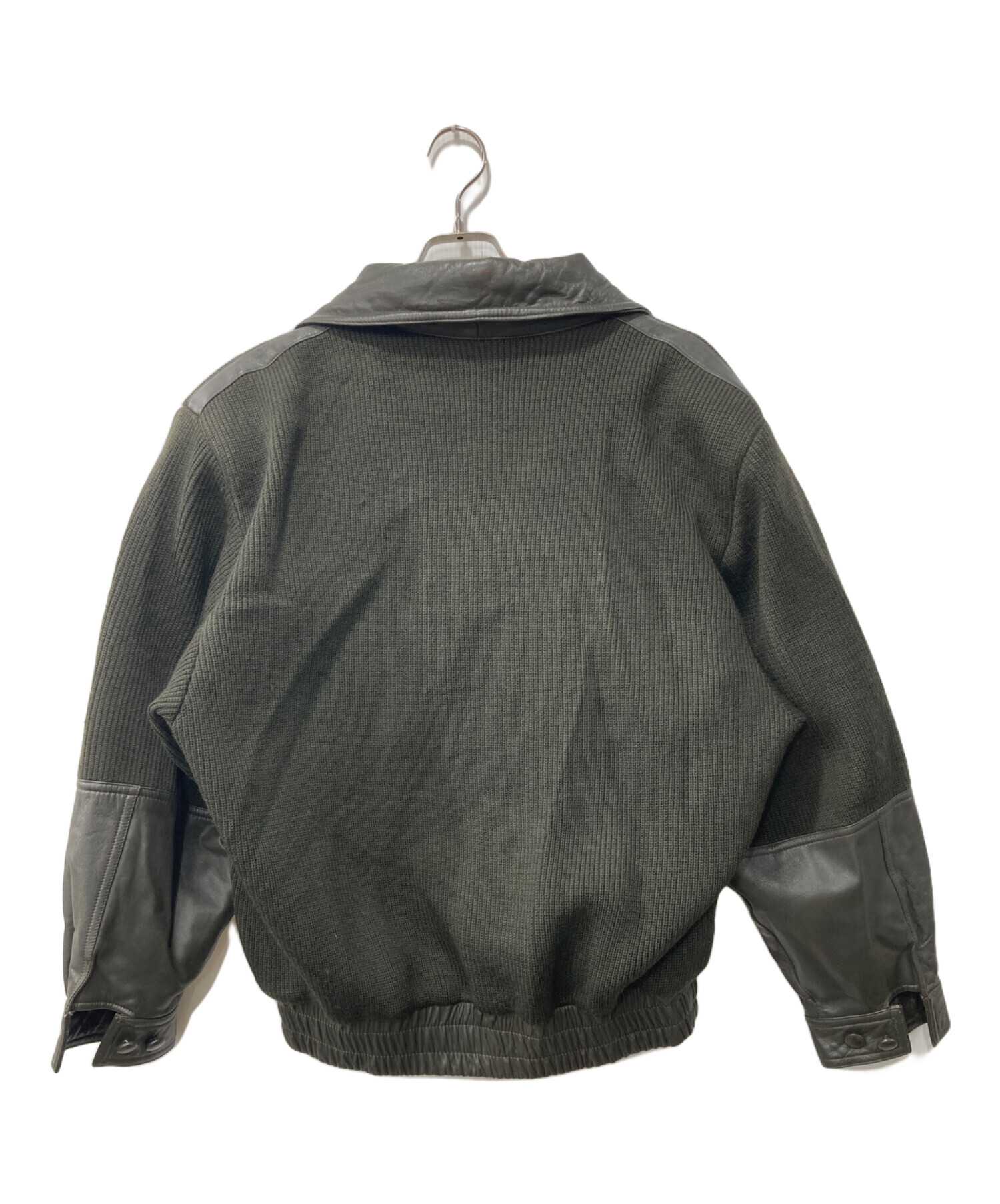 中古・古着通販】LANCEL (ランセル) レザーショールカラージャケット 