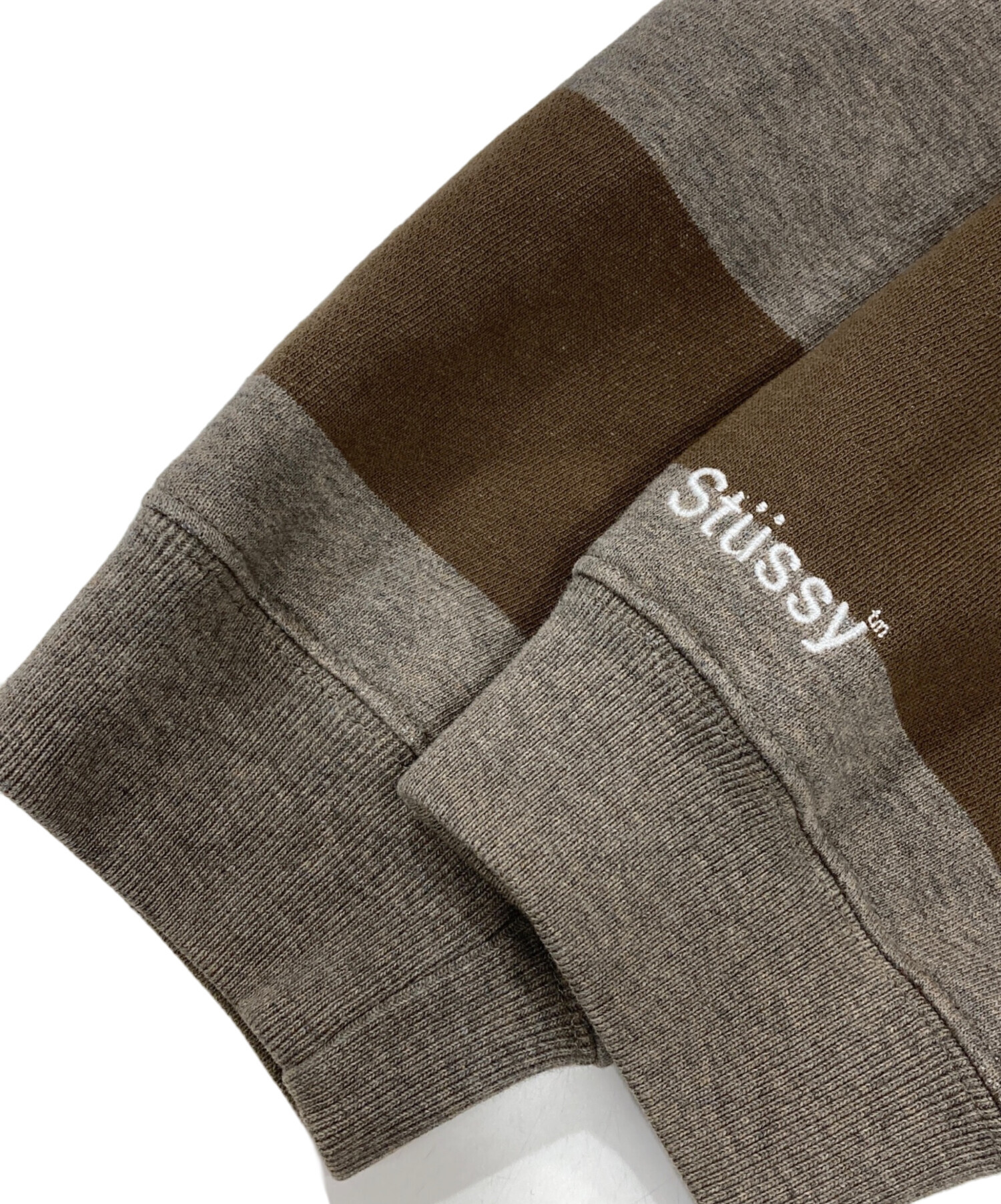 Old Stussy ボーダー スウェット　希少 中古・古着通販】stussy (ステューシー) ボーダースウェット/紺タグ