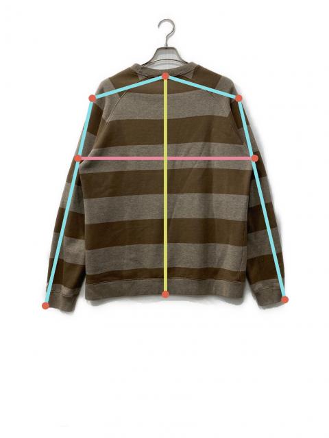 Old Stussy ボーダー スウェット　希少 中古・古着通販】stussy (ステューシー) ボーダースウェット/紺タグ