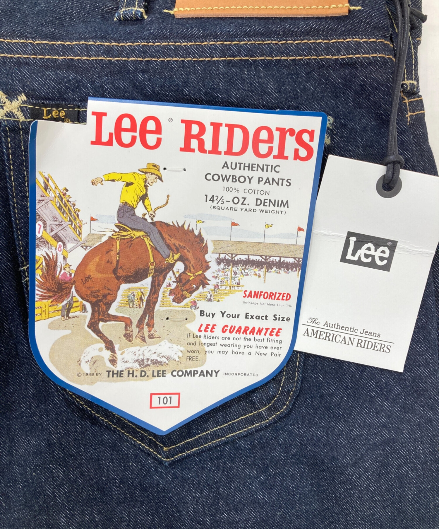 中古・古着通販】LEE (リー) AMERICAN RIDERS 101Z ストレートジーンズ 