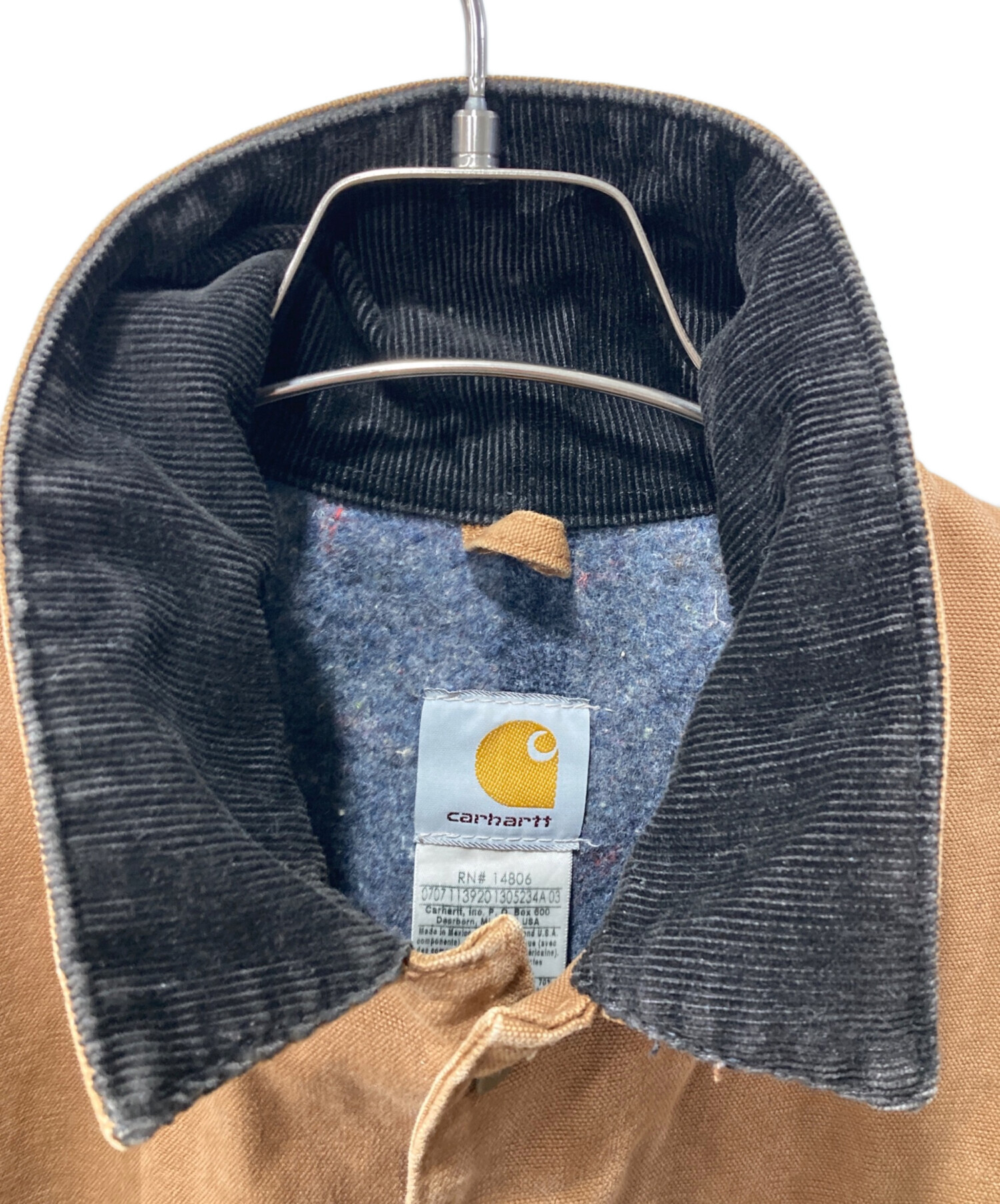 中古・古着通販】CarHartt (カーハート) USA製/裏ブランケットミシガン