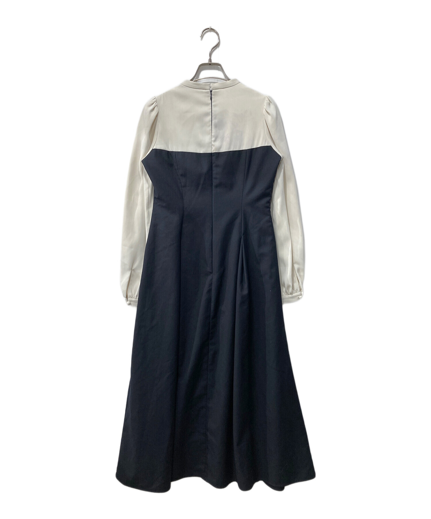 中古・古着通販】HER LIP TO (ハーリップトゥ) Bicolor Draped Dress