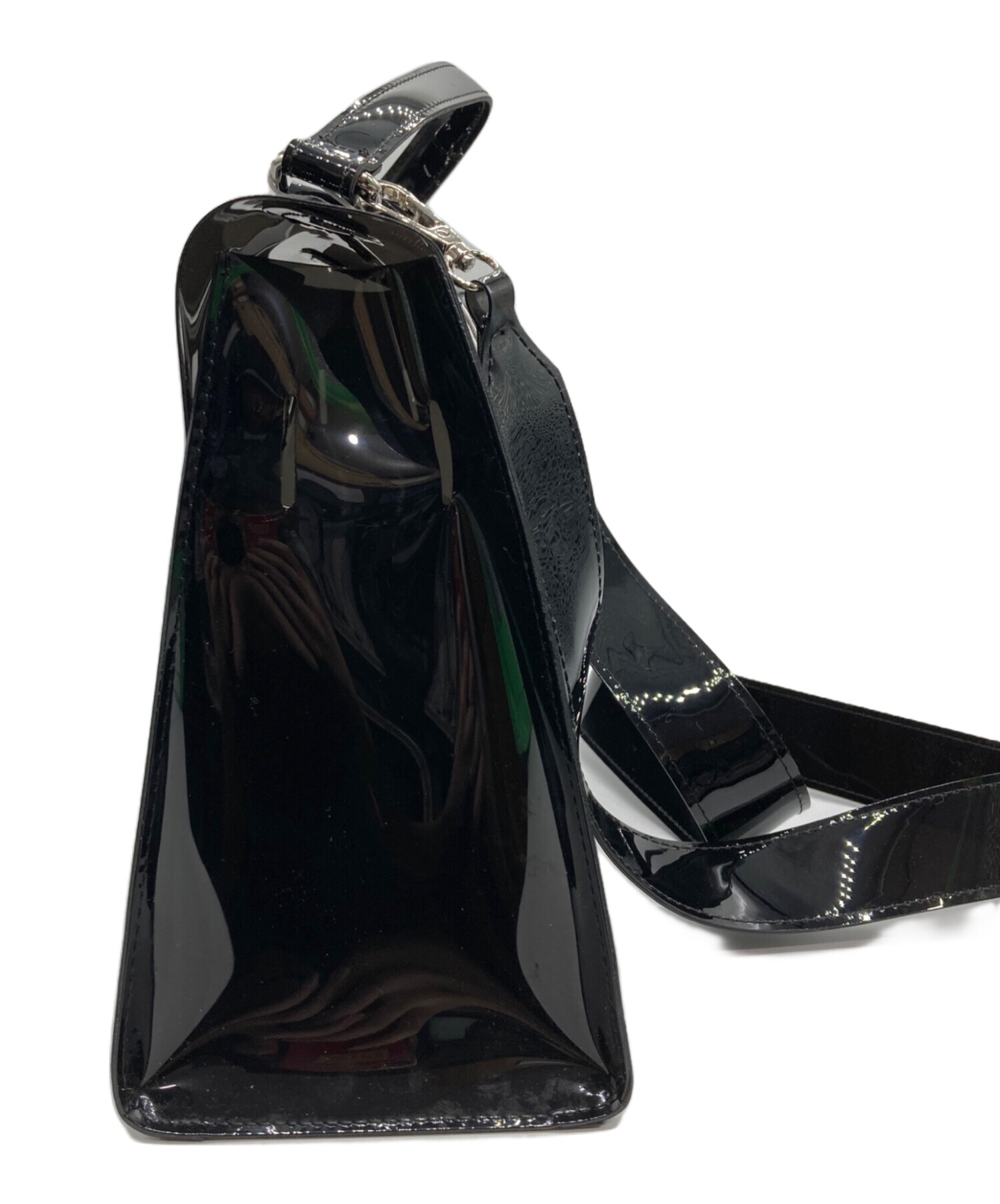 J.B. ATTIRE ハンドバッグ ブラック　IENA 中古・古着通販】IENA (イエナ) JB ATTIRE (ジェービーアタイア