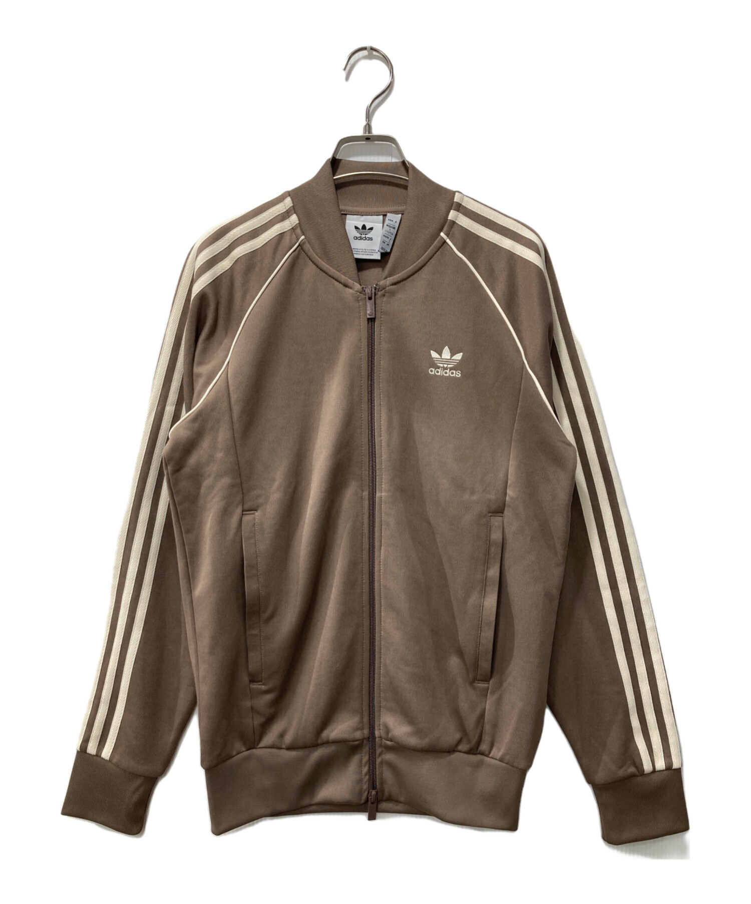 新品タグ付き　adidas トラックジャケット　ブラウン 中古・古着通販】adidas (アディダス) トラックジャケット ブラウン