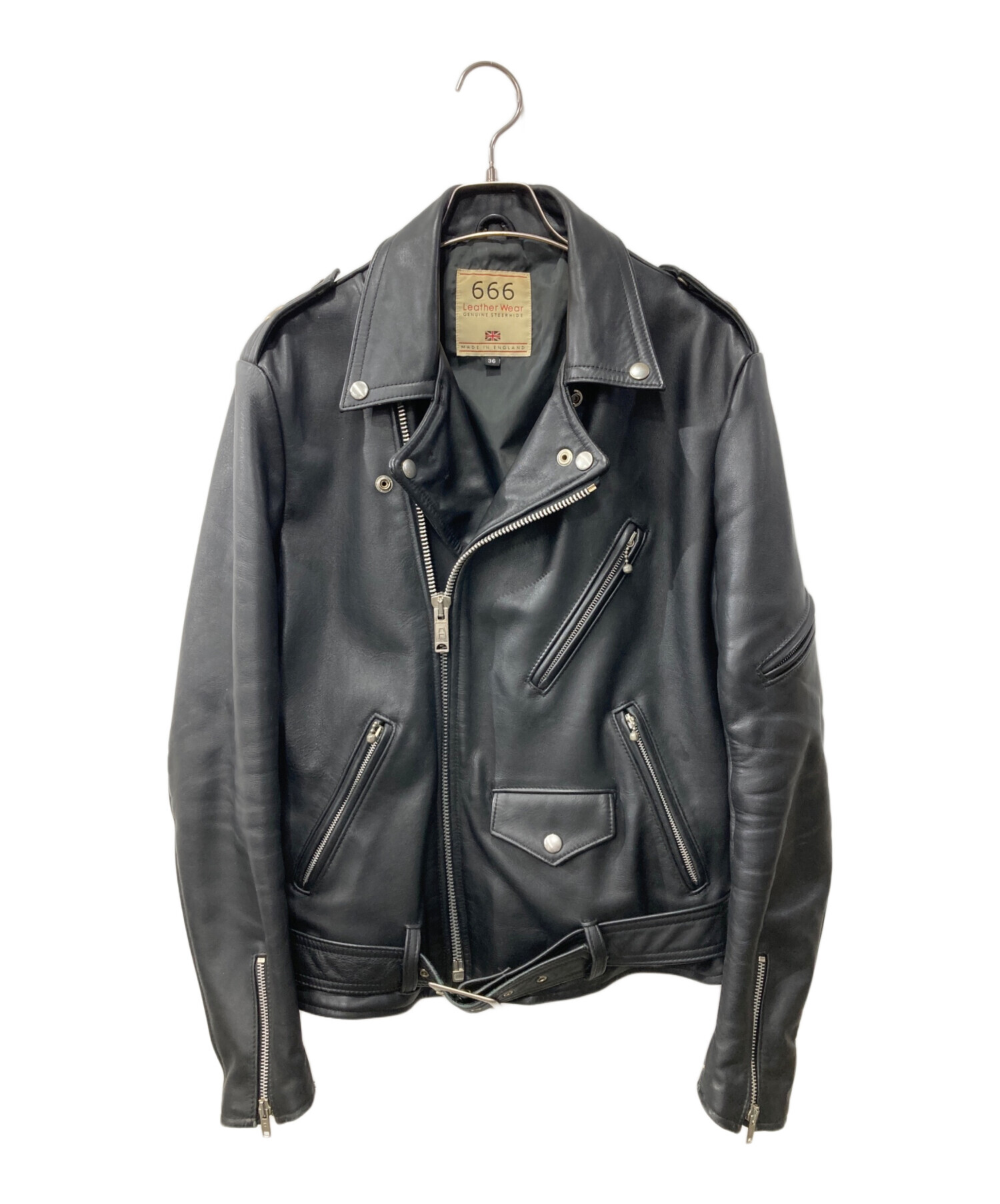 中古・古着通販】666 (666) LJM-7 ワンスター ライダースジャケット