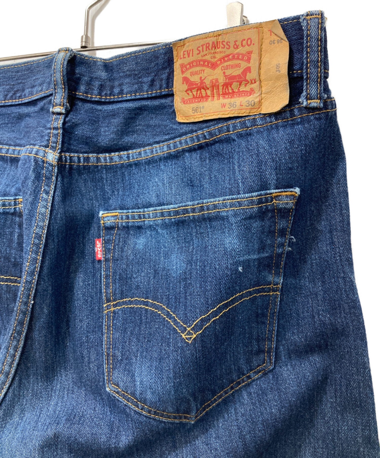 中古・古着通販】LEVI'S (リーバイス) 501デニムパンツ インディゴ