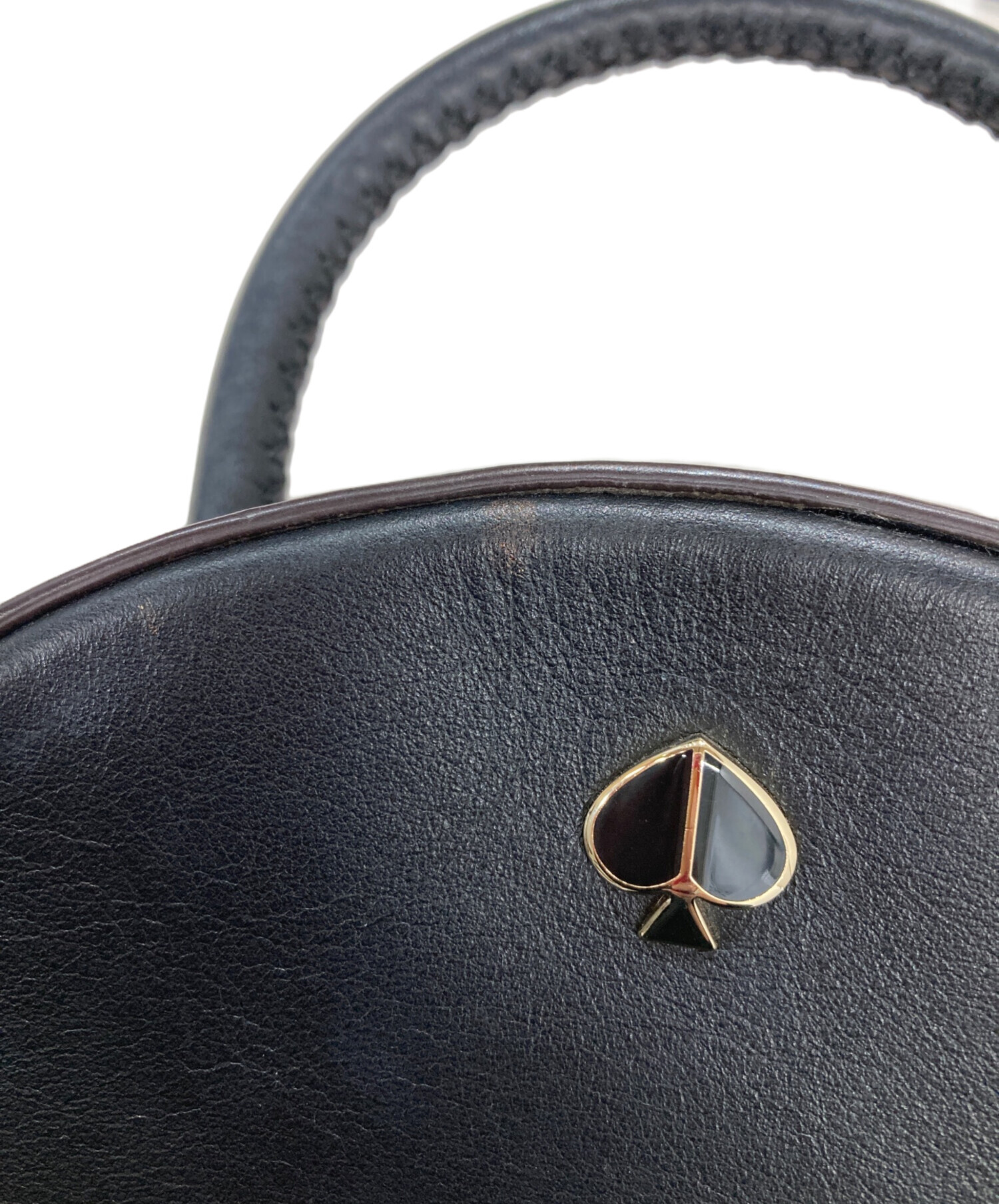 新品未使用✴︎kate spade ブラック ハンドバッグ✴︎本革 中古・古着通販】Kate Spade (ケイトスペード) ショルダーバッグ