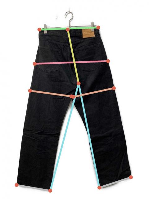 中古・古着通販】HANDROOM (ハンドルーム) デニムパンツ/WIDE FIT 5