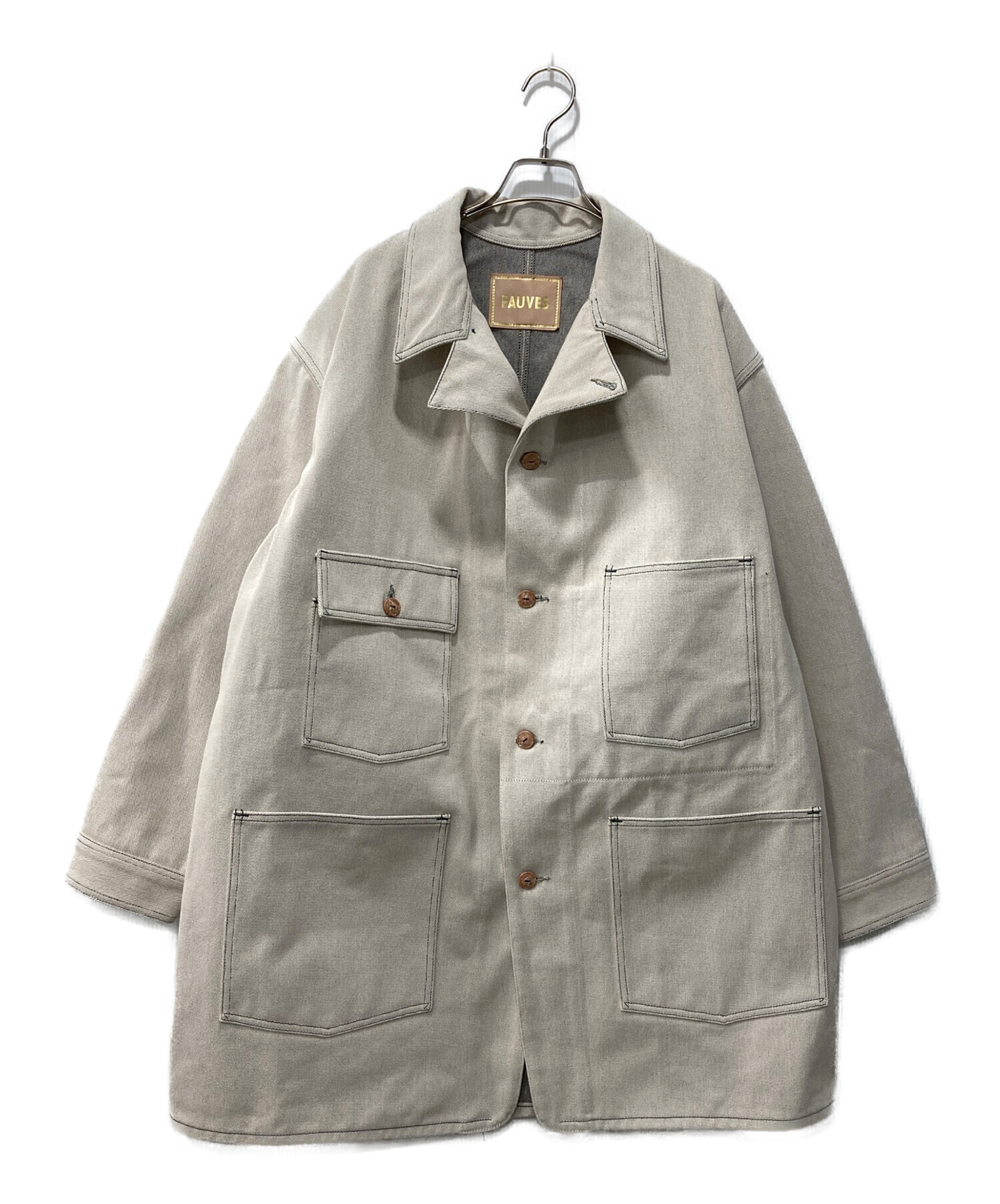 ジャケット・アウター FAUVES CARPENTER JACKET - DENIM- size5 中古・古着通販】FAUVES (フォーブ) カーペンターデニムジャケット