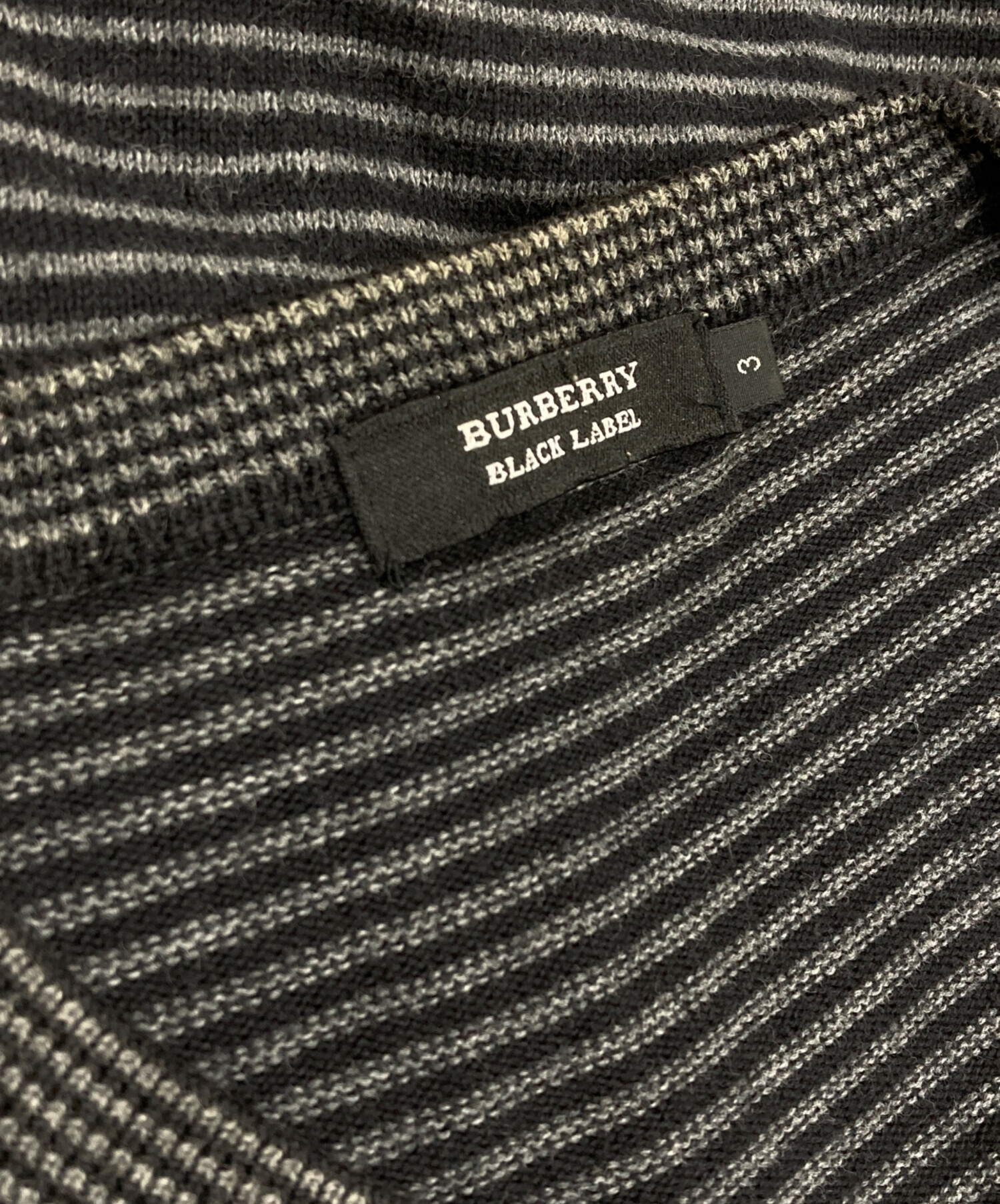激レア　BURBERRY BLACK LABEL ブラックラボ　伸縮トップス 中古・古着通販】BURBERRY BLACK LABEL (バーバリーブラックレーベル