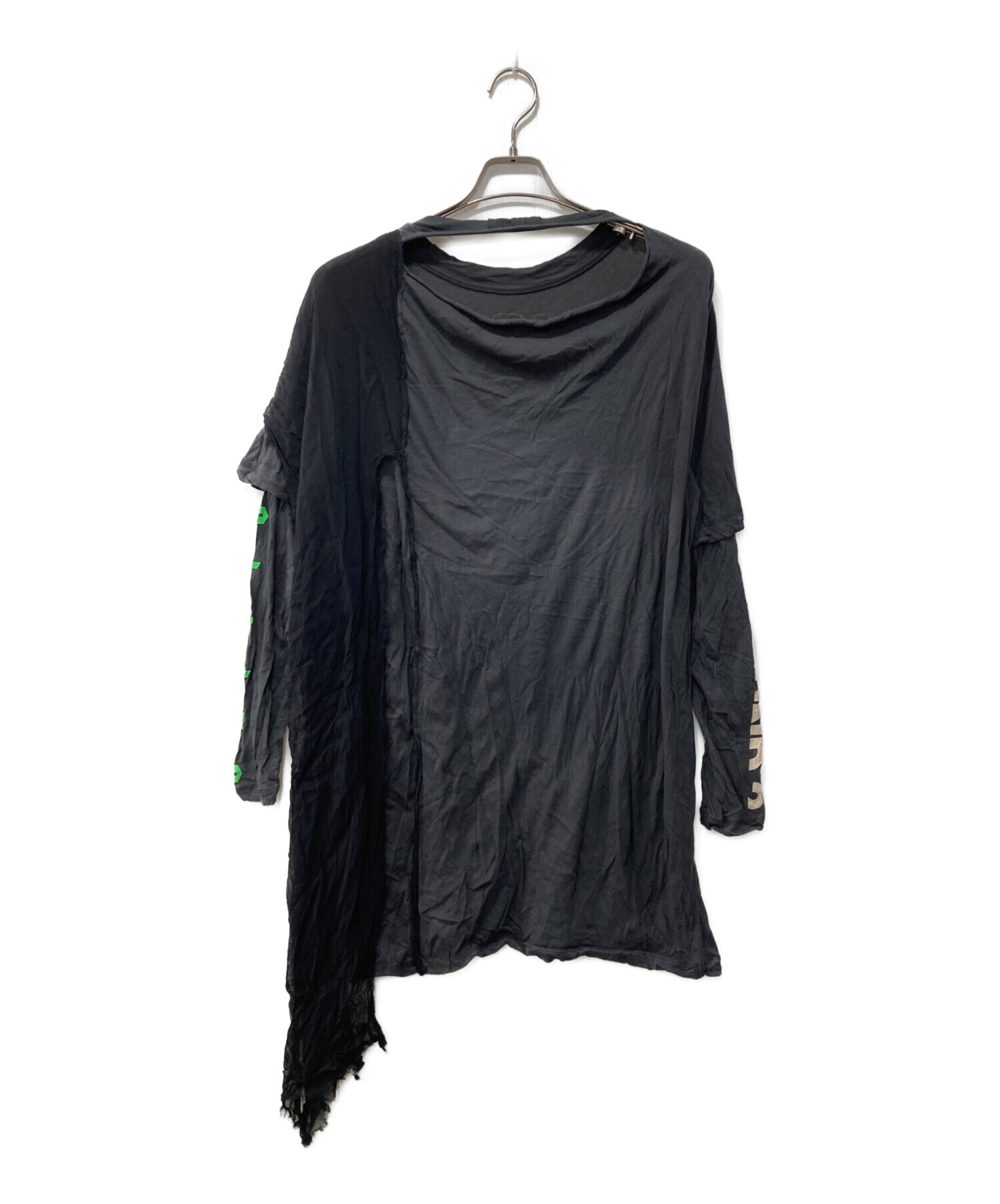 中古・古着通販】DIESEL (ディーゼル) 変形レイヤードロングスリーブ 
