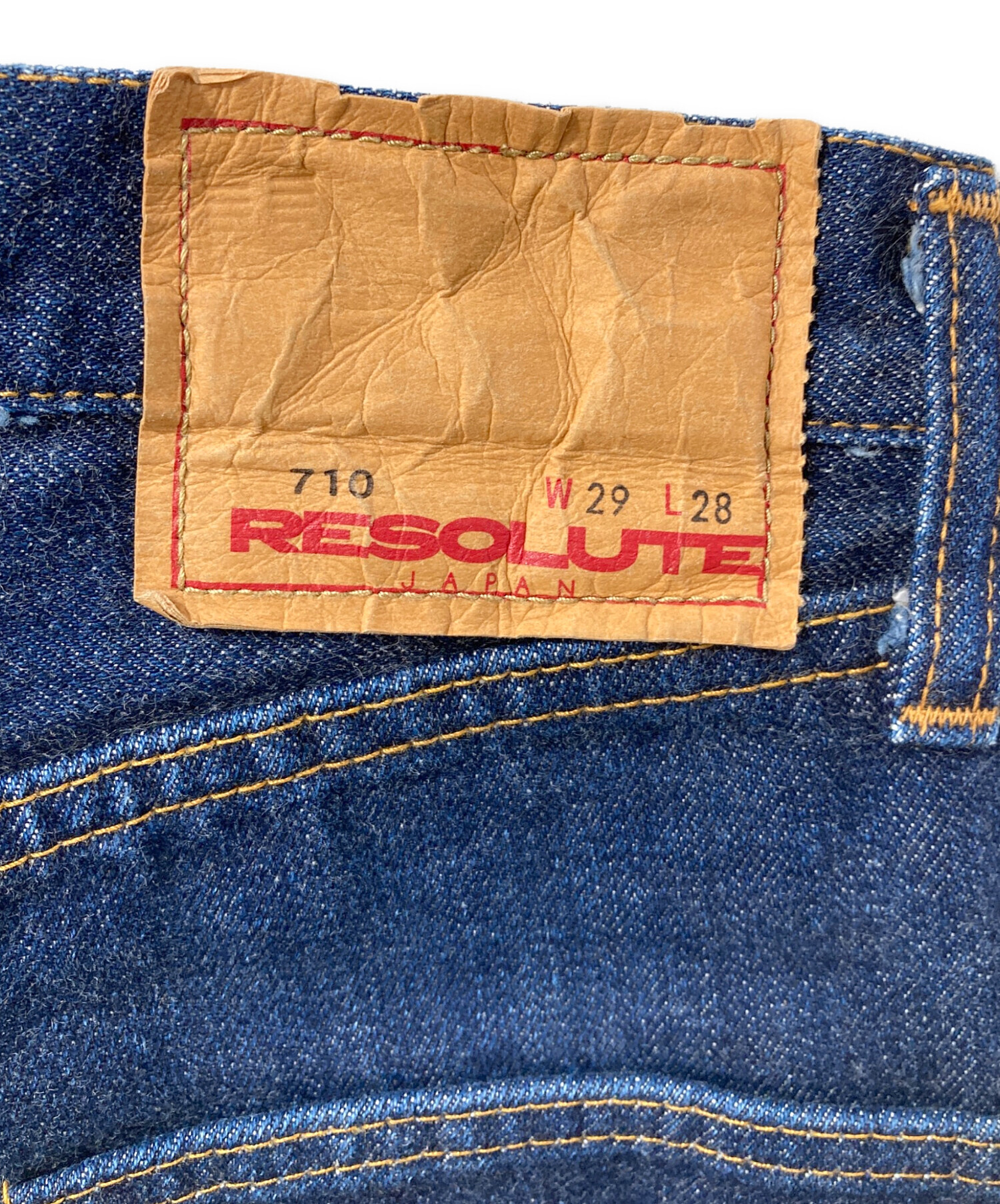 中古・古着通販】RESOLUTE (リゾルト) 710デニムパンツ インディゴ