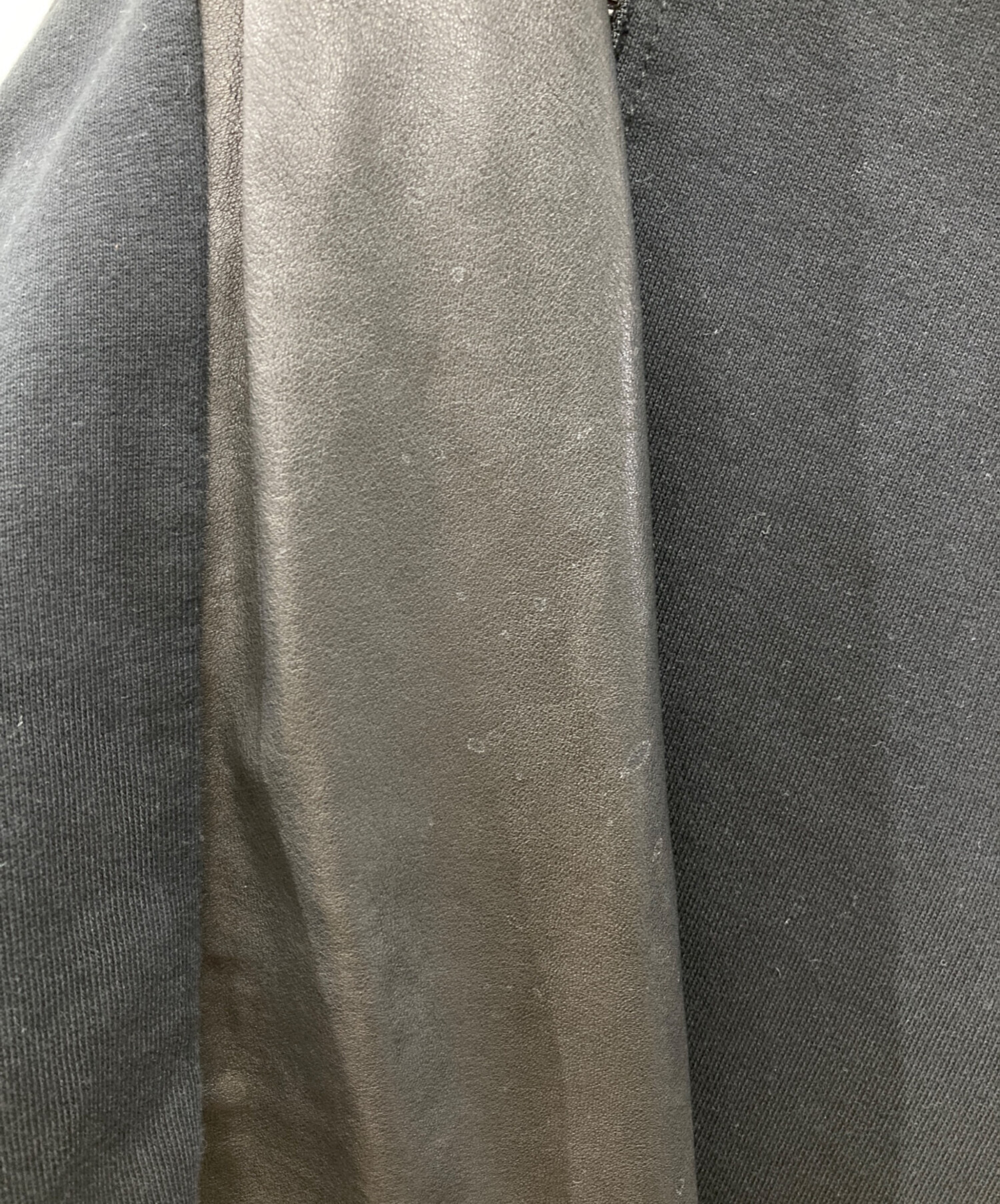 中古・古着通販】DIESEL (ディーゼル) 切替パーカー ブラック サイズ 