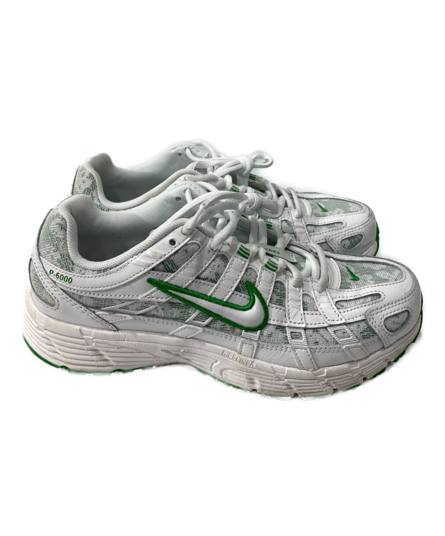 中古・古着通販】NIKE (ナイキ) W P-6000 ホワイト×グリーン サイズ 