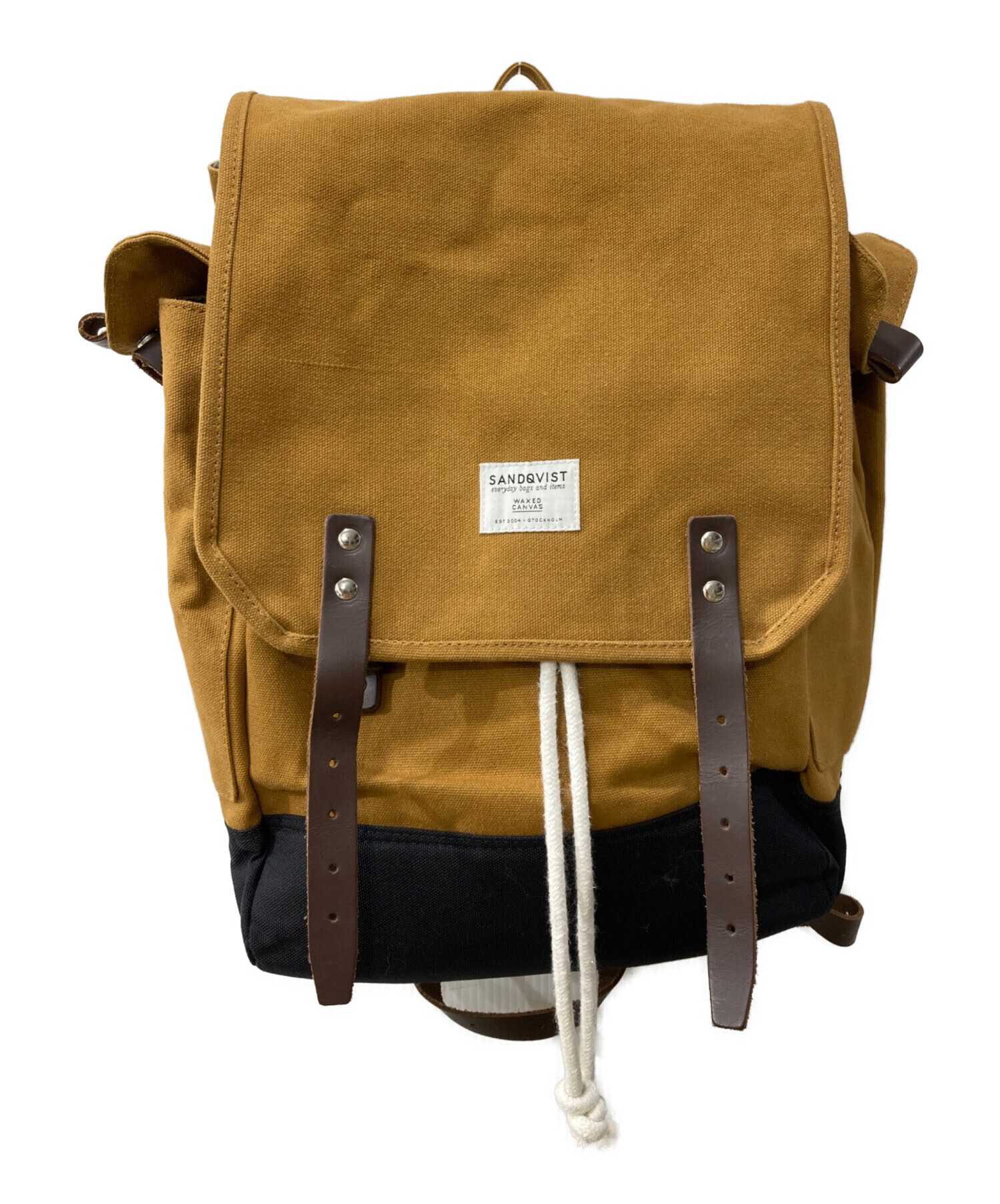 中古・古着通販 sandqvist サンドクヴィスト リュック WAXD CANVAS ブラウン ブランド・古着通販 トレファク公式 TREFAC FASHION スマホサイト