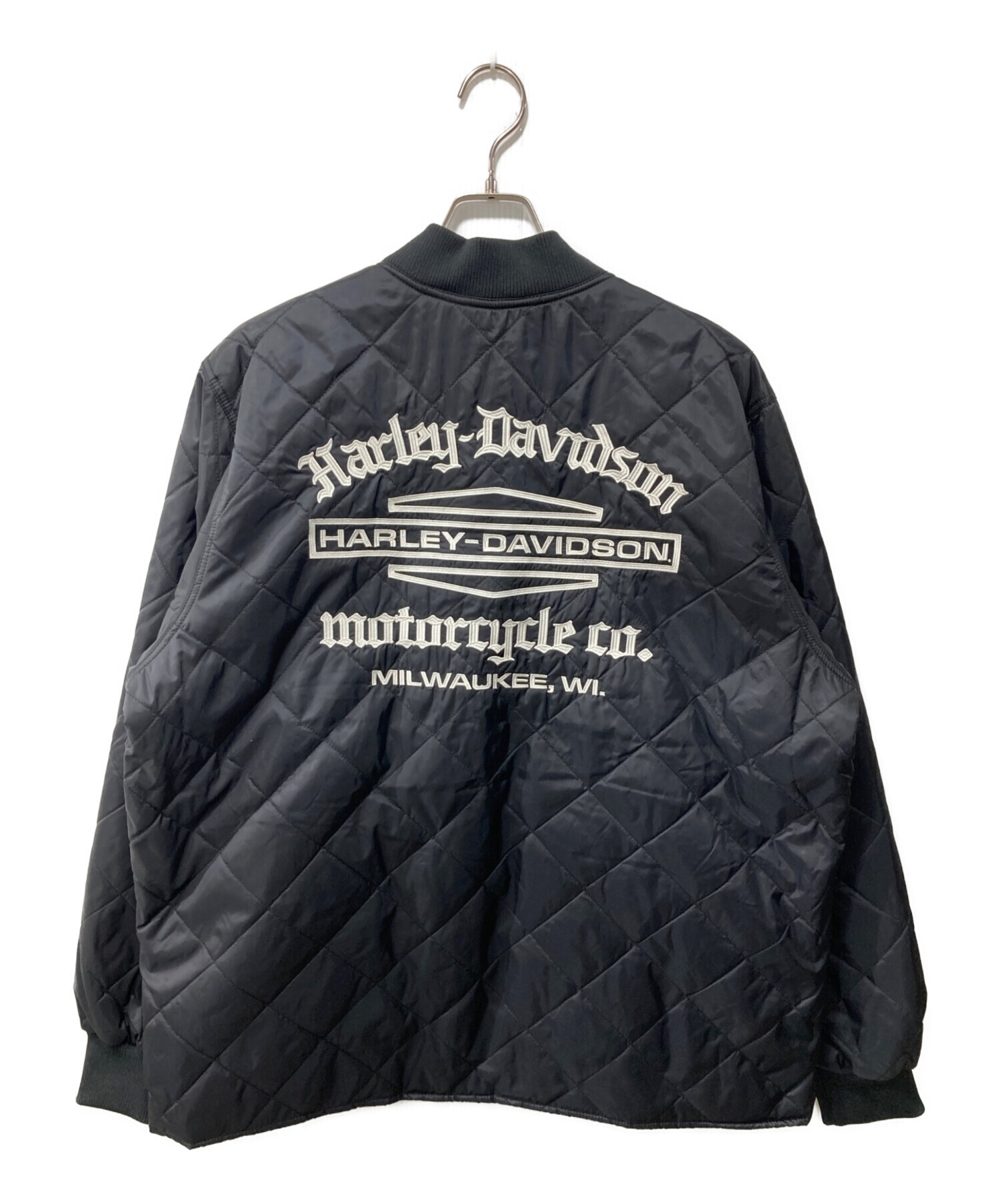 超希少Harley-Davidson リバーシブルキルティングジャケット 中古・古着通販】HARLEY-DAVIDSON (ハーレーダビッドソン) オールド