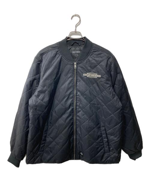 美品！ハーレダビッドソン　キルティングジャケット　M　フォックスファー　黒 3076001187474335_01_6486w.jpeg