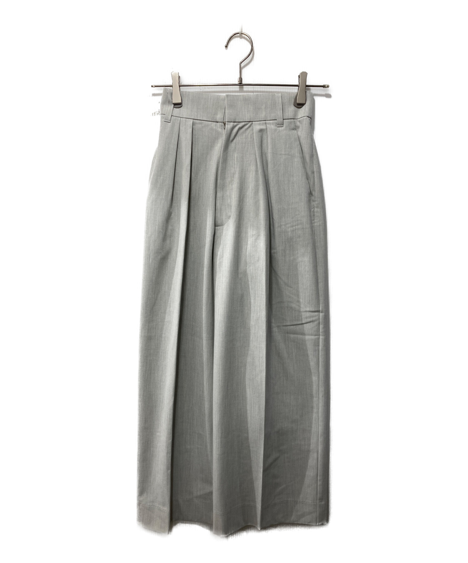 中古・古着通販】yori (ヨリ) 25SS/スラックス/ウエストリボンダブル