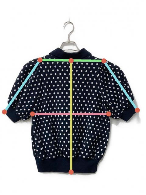 中古・古着通販】yori (ヨリ) 25SS/マリンドットパフポロニット