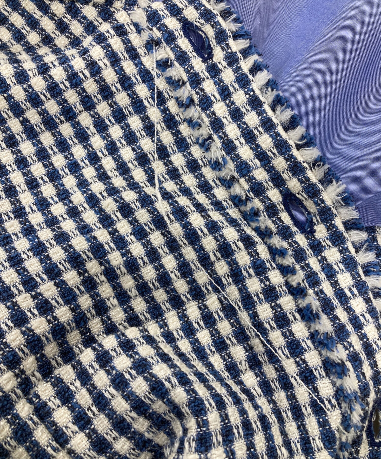 中古・古着通販】yori (ヨリ) 25SS/セーラーリボンギンガムツイード