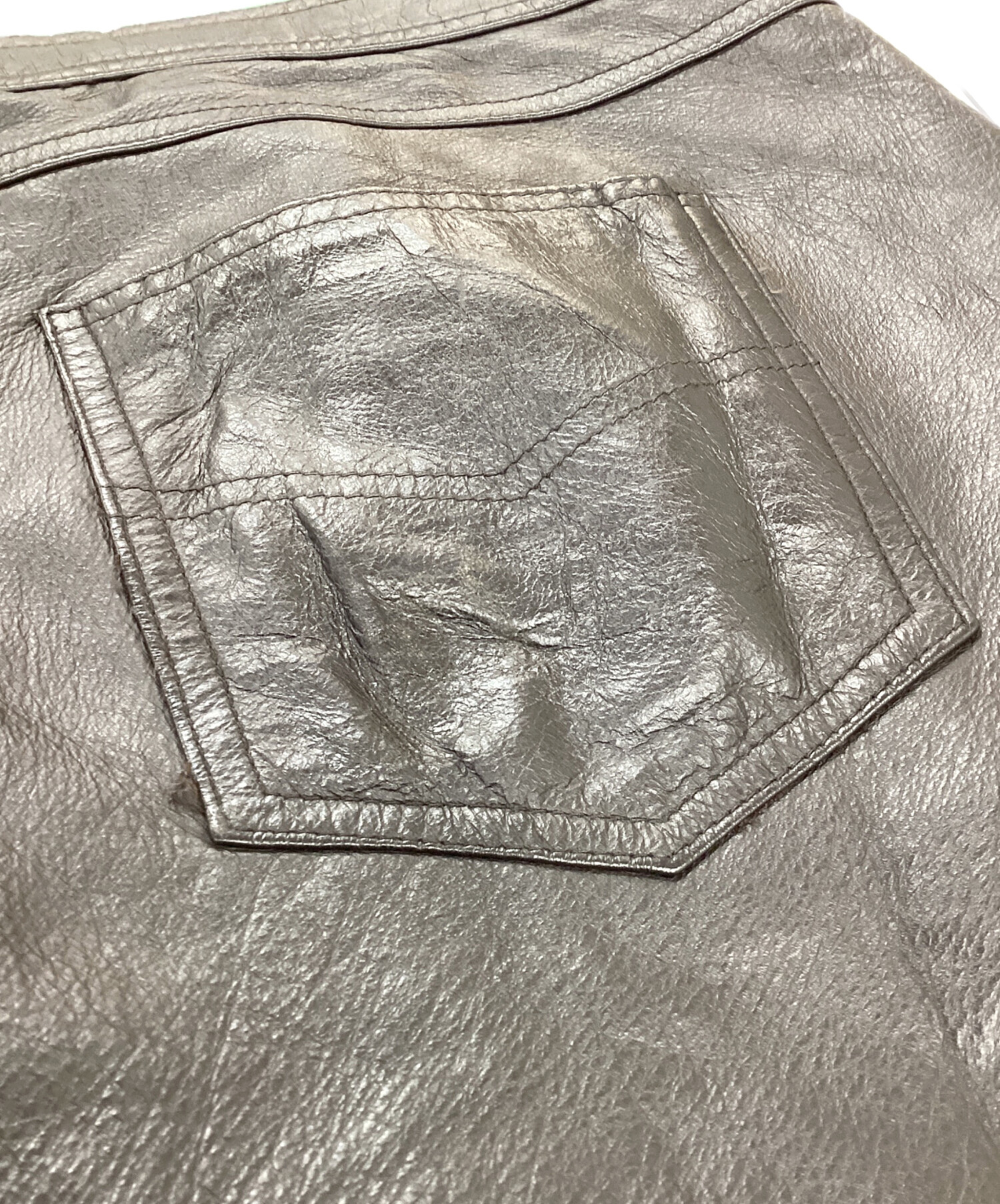 中古・古着通販】USED (ユーズド) echtes leder (エヒテス レーダァ 