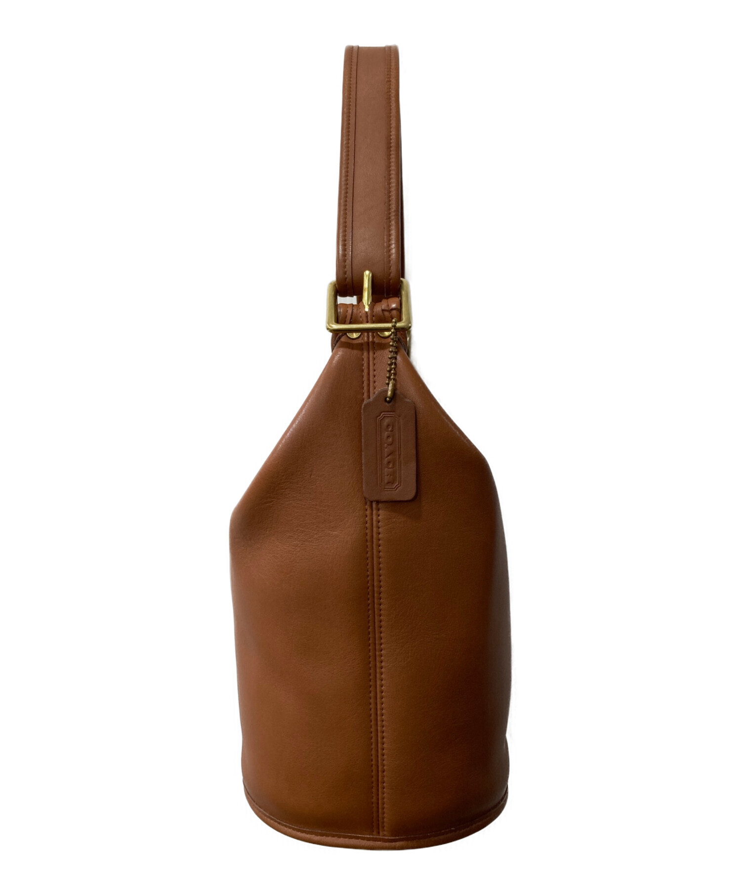 中古・古着通販】COACH (コーチ) バケツ型ショルダーバッグ ブラウン 