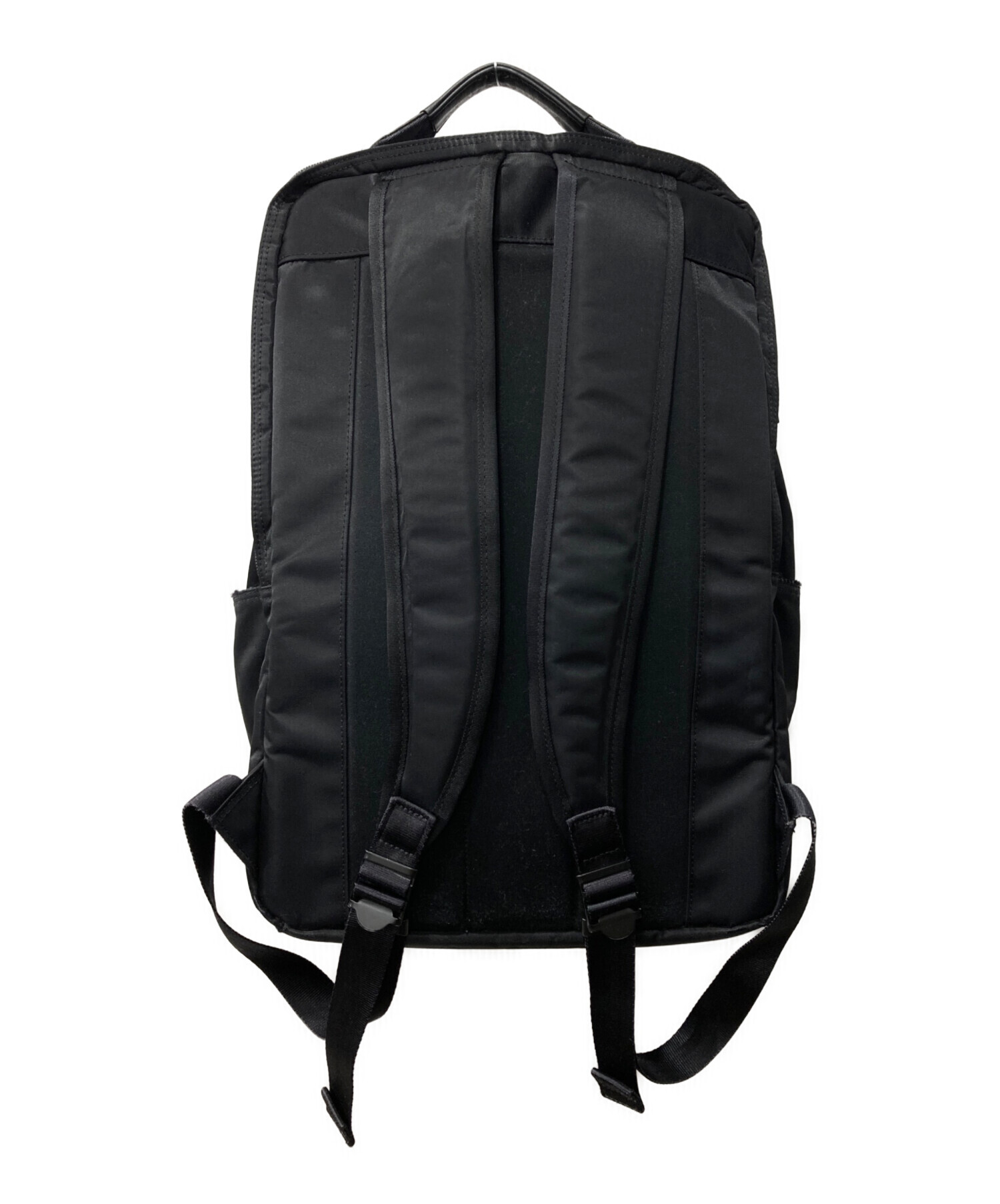 ★中古美品　PORTER ポータータイム　デイパック　リュック　ブラック 中古・古着通販】PORTER (ポーター) TIMEデイパック ブラック