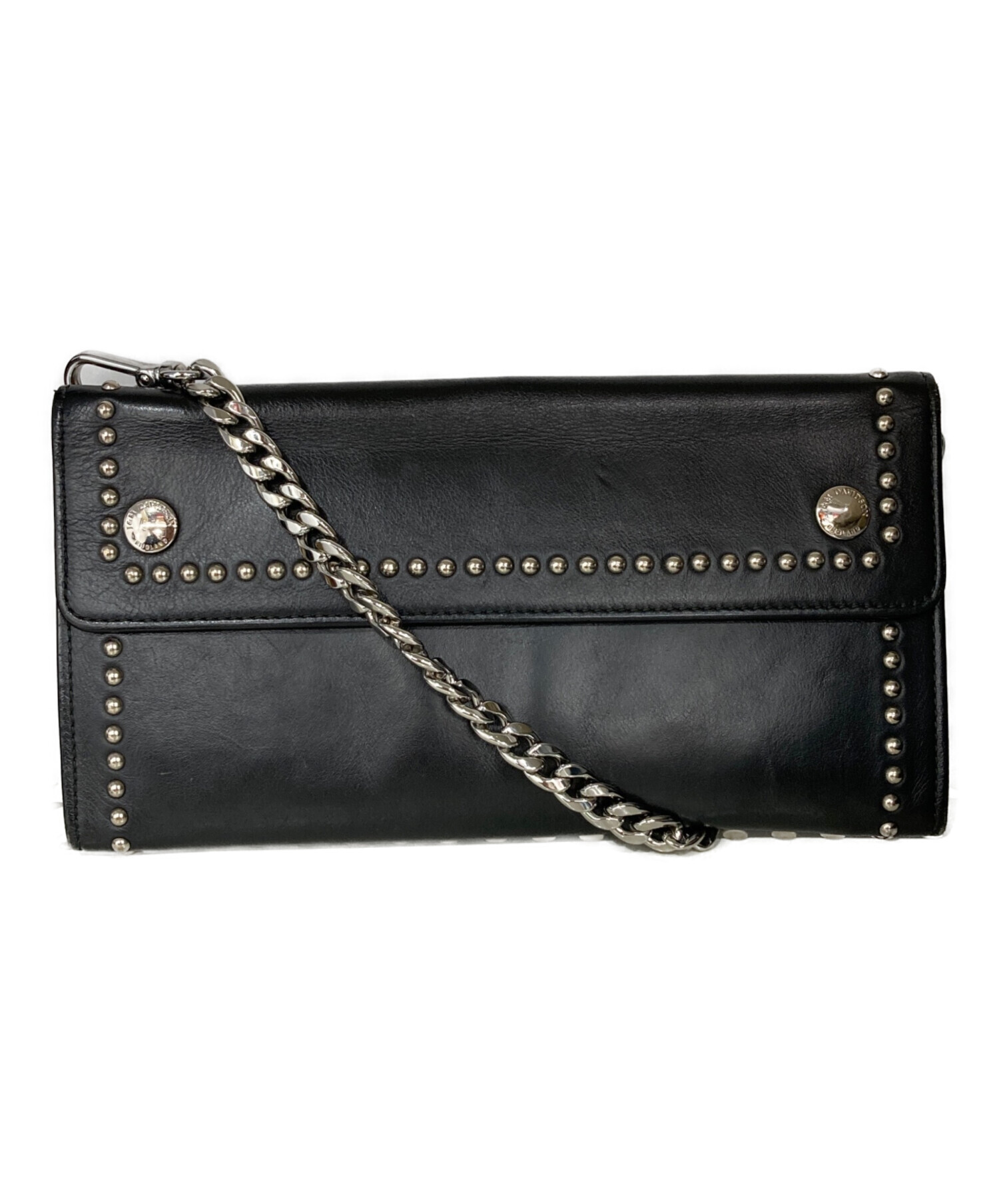 未使用品⭐︎J&M DAVIDSON⭐︎スタッズ トラベルポーチ⭐︎定価77,000円 中古・古着通販】J&M DAVIDSON (ジェイ＆エム デヴィッドソン) 長財布