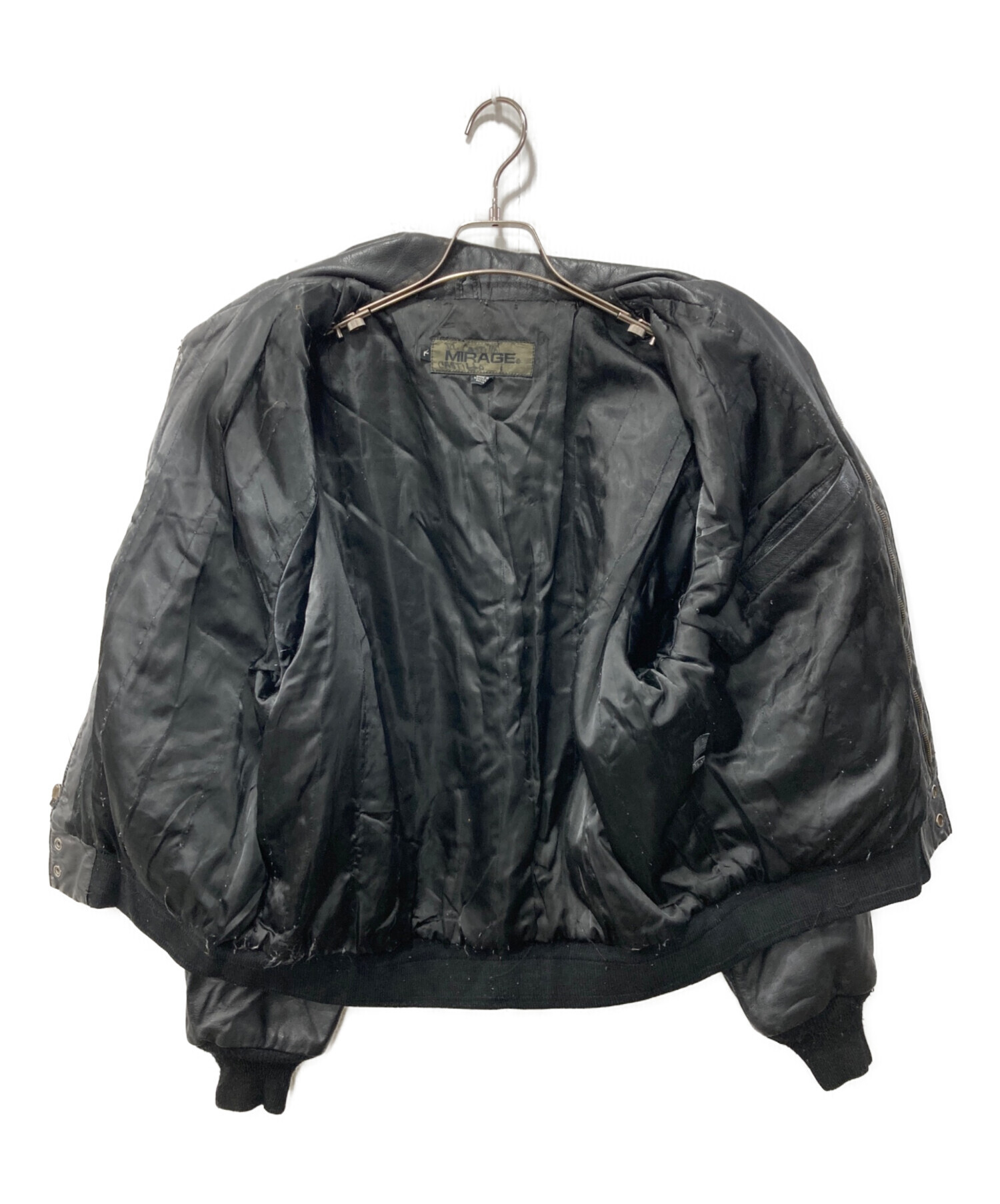 プ*︎様 90s mirage リバーシブルジャケット　XL 中古・古着通販】MIRAGE (ミラージュ) 90s/レザージャケット ブラック