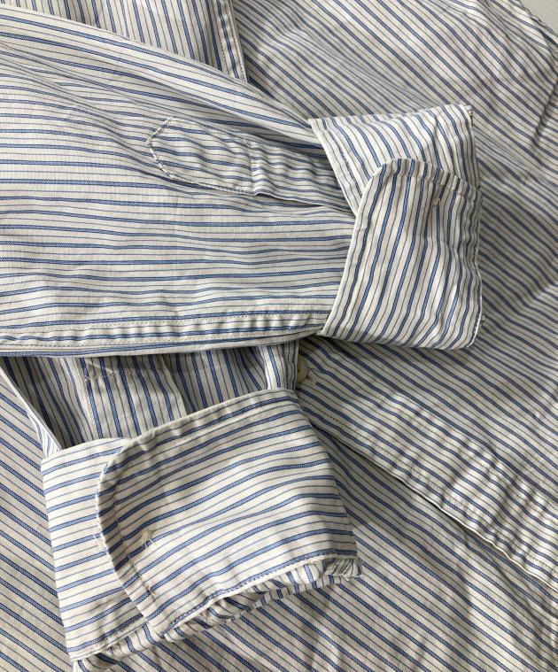 中古・古着通販】RRL (ダブルアールエル) ストライプシャツ ブルー
