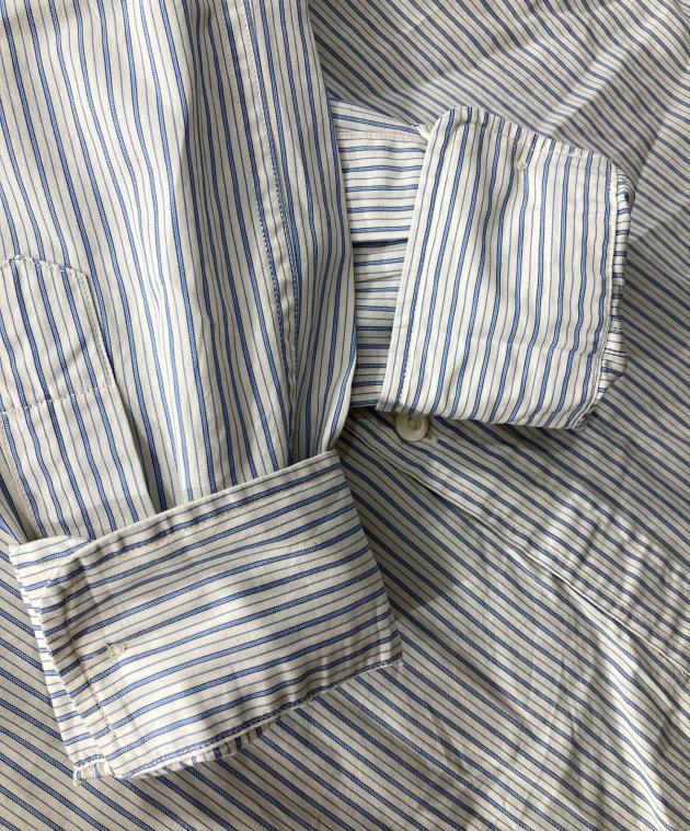 中古・古着通販】RRL (ダブルアールエル) ストライプシャツ ブルー