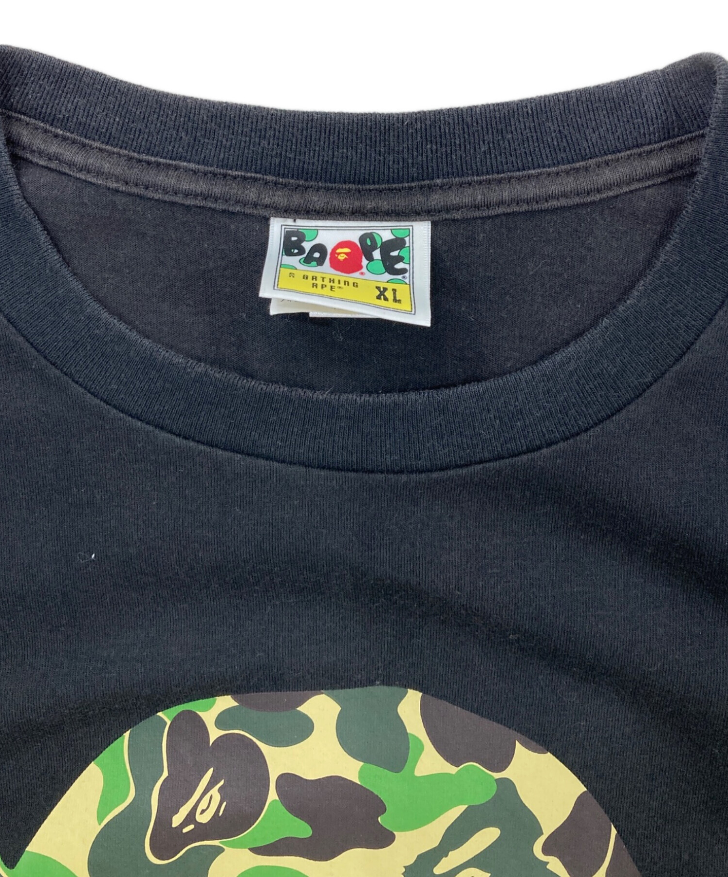 中古・古着通販】A BATHING APE (アベイシングエイプ) プリントTシャツ 