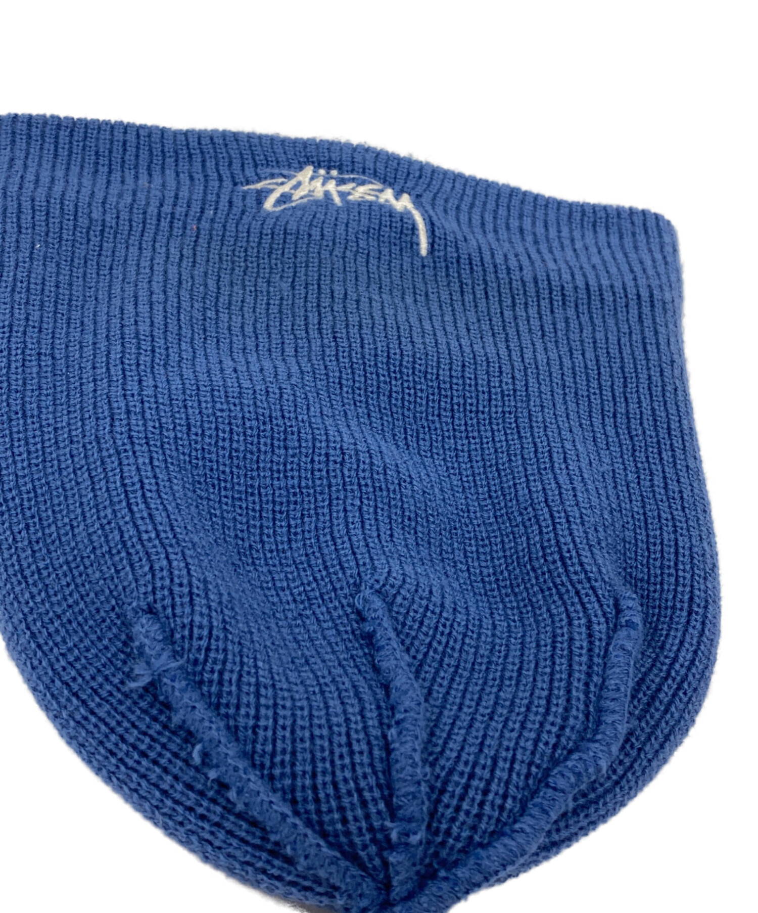 中古・古着通販】stussy (ステューシー) ニット帽 ブルー｜ブランド