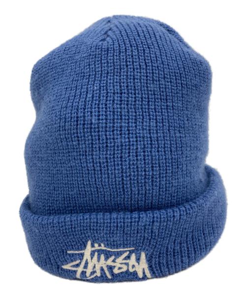 中古・古着通販】stussy (ステューシー) ニット帽 ブルー｜ブランド