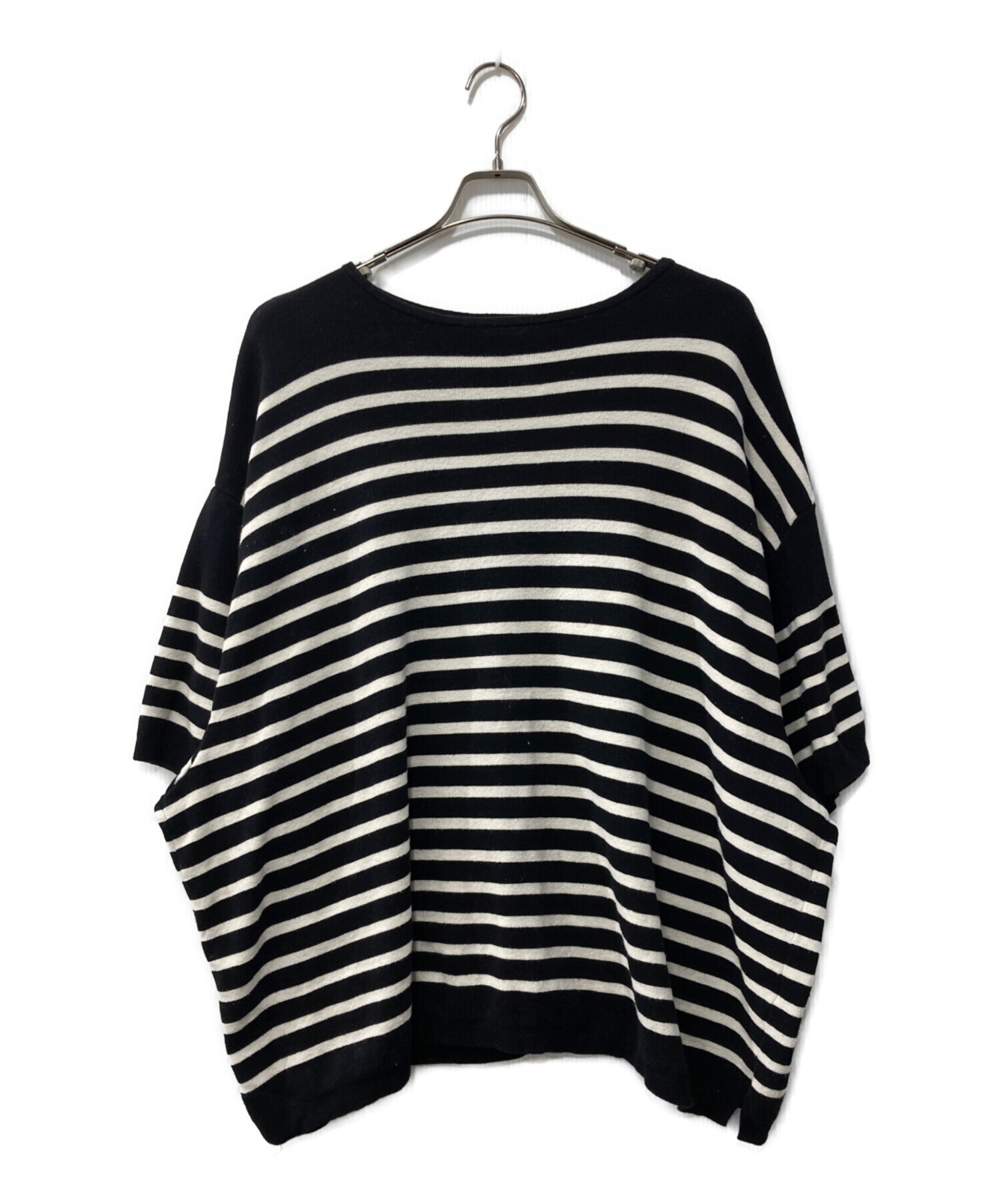 【新品未使用】FACETASM ファセッタズム ニットセーター 中古・古着通販】FACETASM (ファセッタズム) ニット ホワイト×ブラック