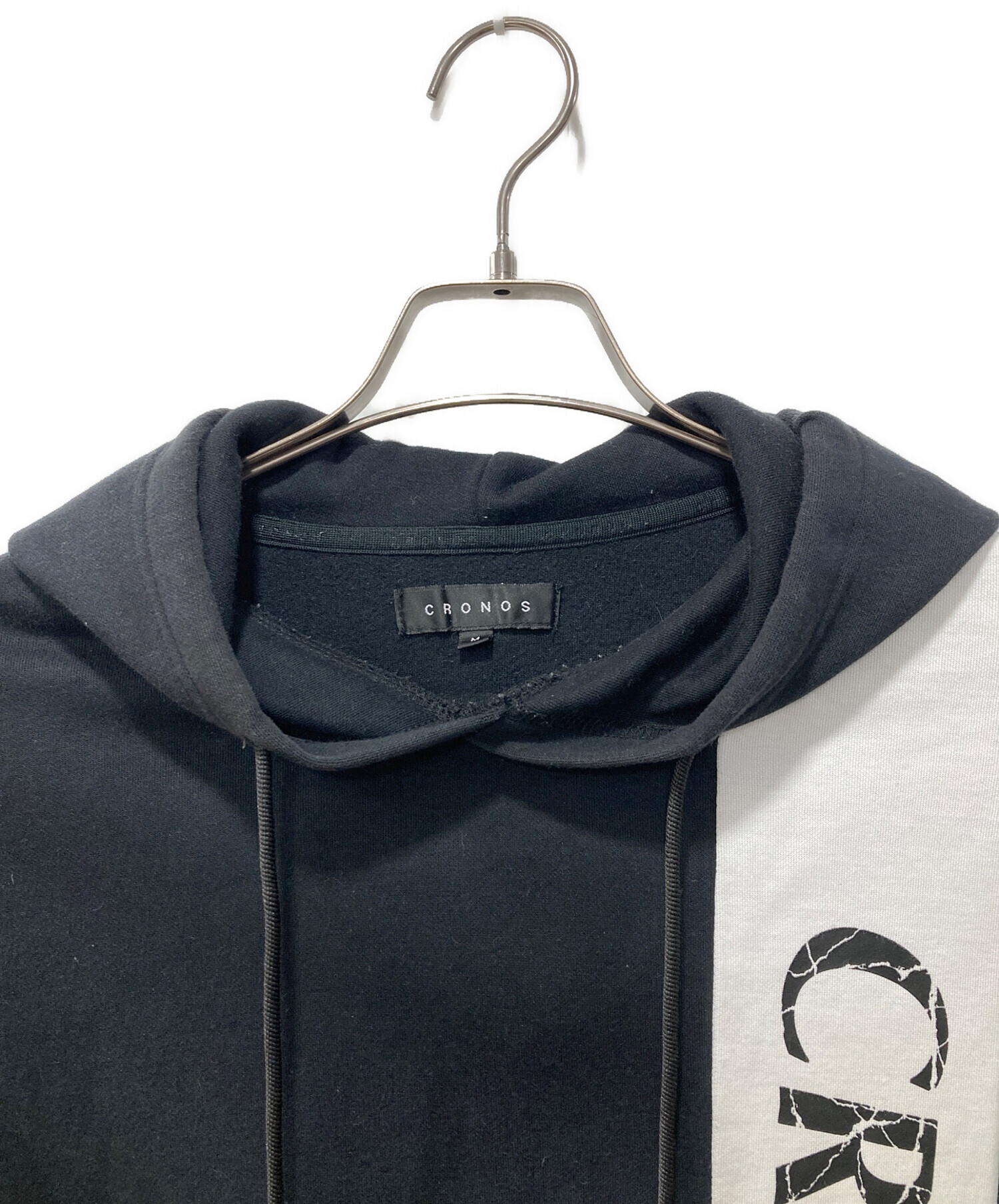 中古・古着通販】CRONOS (クロノス) プルオーバーパーカー ブラック