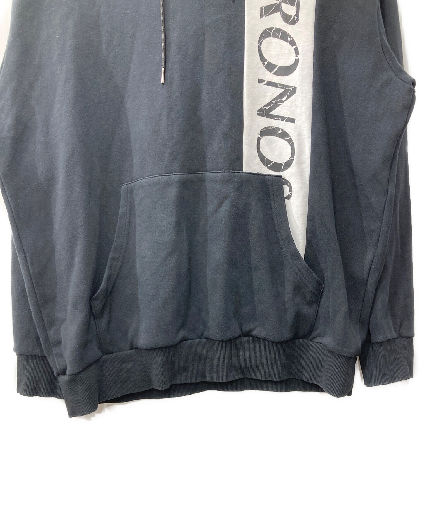 中古・古着通販】CRONOS (クロノス) プルオーバーパーカー ブラック