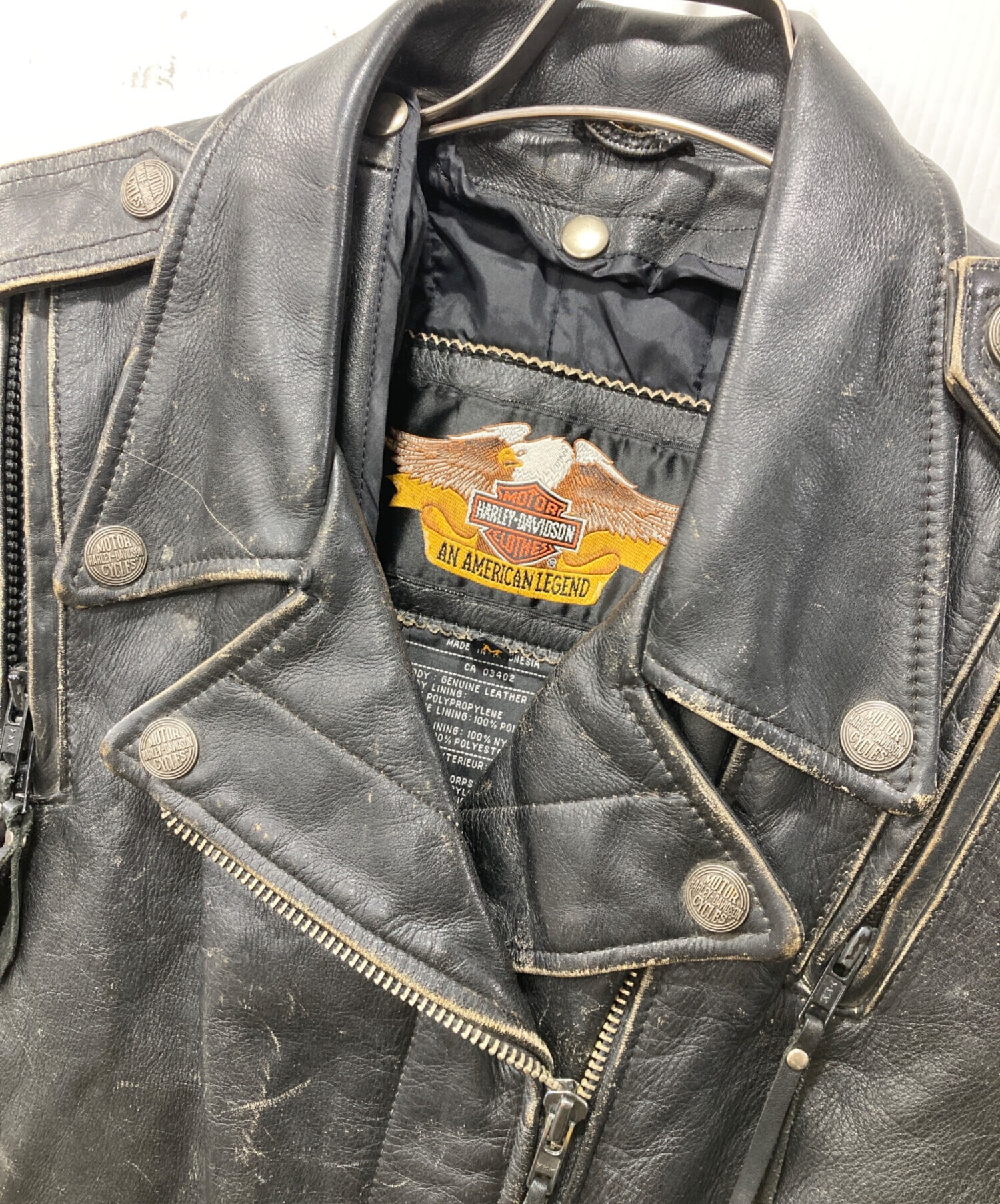 中古・古着通販】HARLEY-DAVIDSON (ハーレーダビッドソン) ダブル