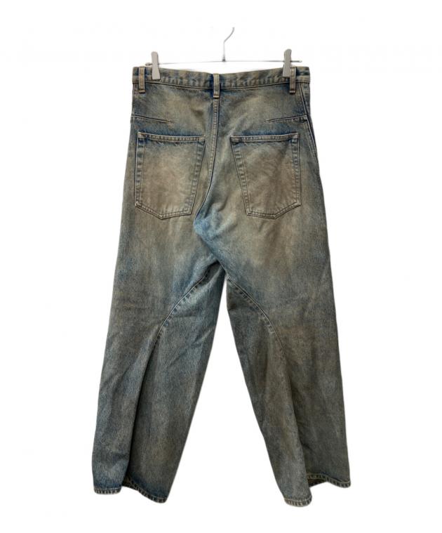 中古・古着通販】NVRFRGT (ネヴァーフォーゲット) 3D TWISTED WIDE LEG