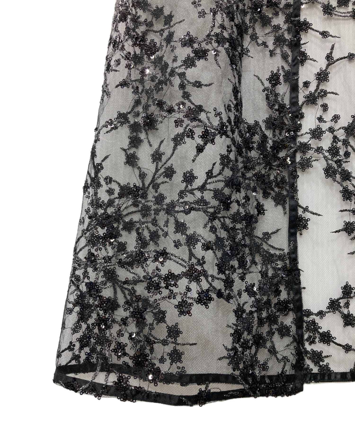 中古・古着通販】yae (ヤエ) Flower spangle wrap skirt/フラワー