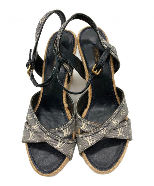 中古・古着通販】LOUIS VUITTON (ルイ ヴィトン) モノグラムウェッジ