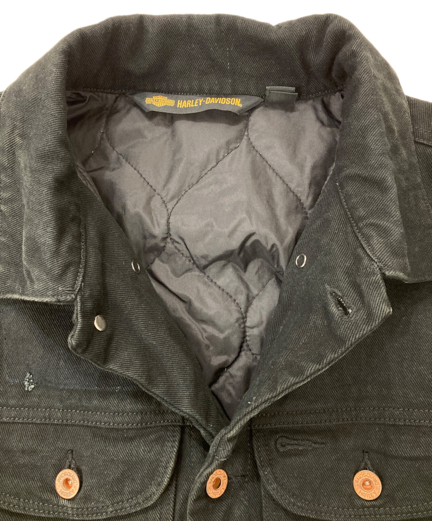 中古・古着通販】HARLEY-DAVIDSON (ハーレーダビッドソン) 中綿デニム